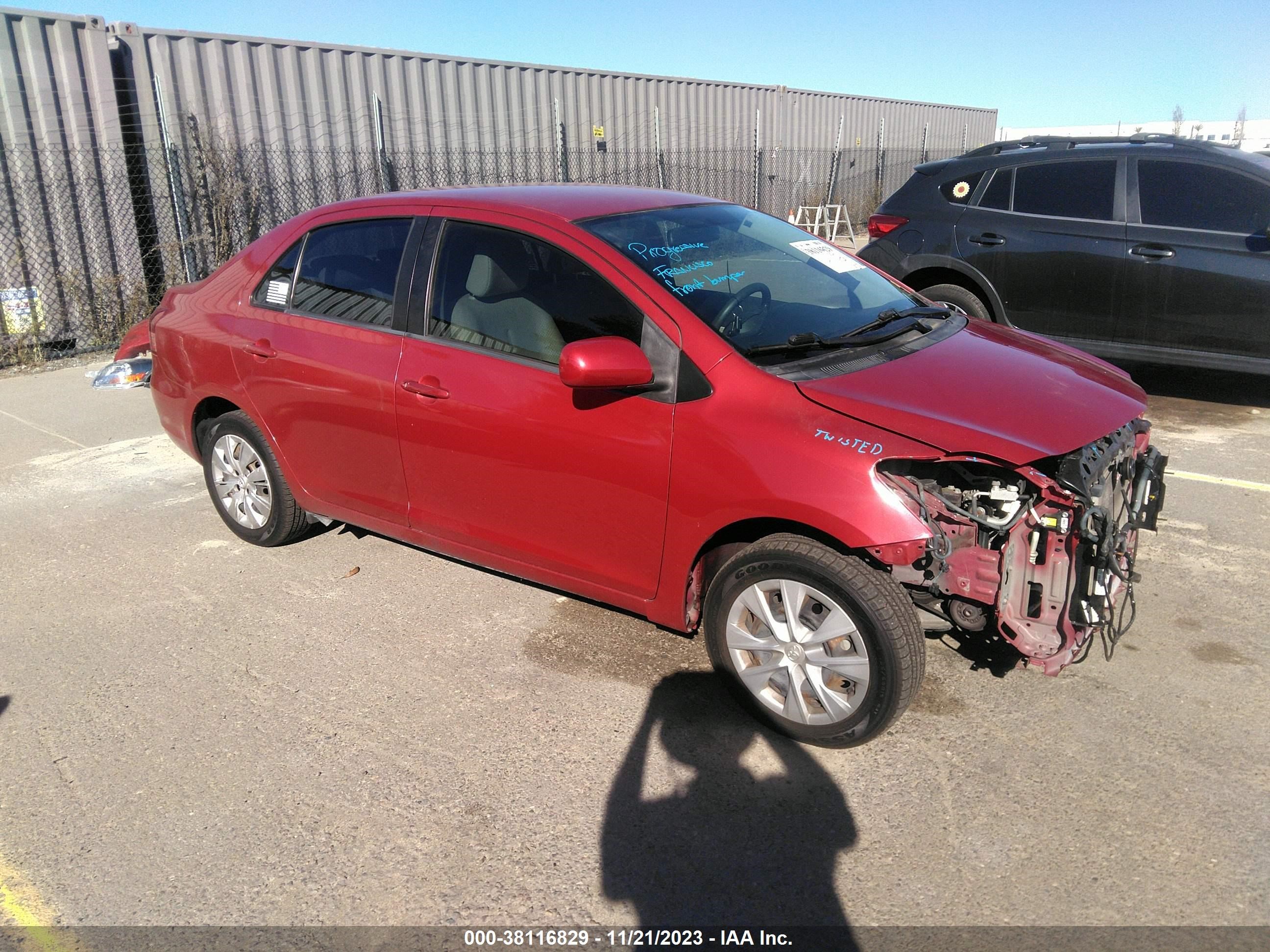 TOYOTA YARIS 2008 jtdbt923981228614