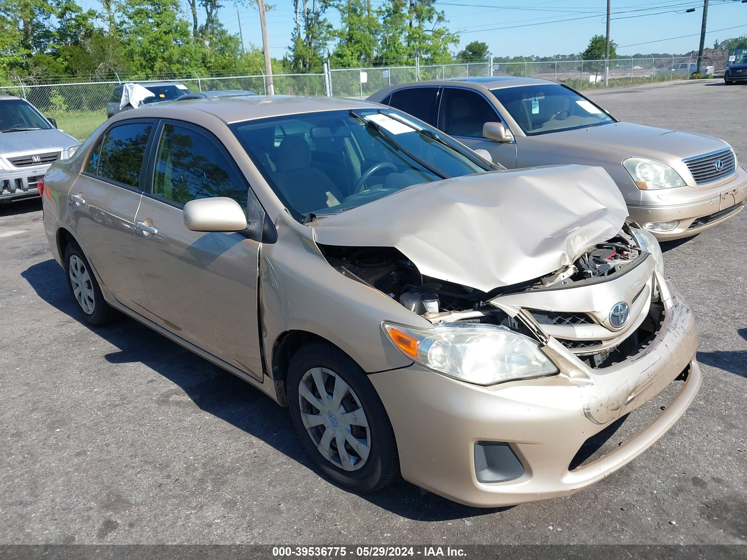 TOYOTA COROLLA 2011 jtdbu4ee2b9124939