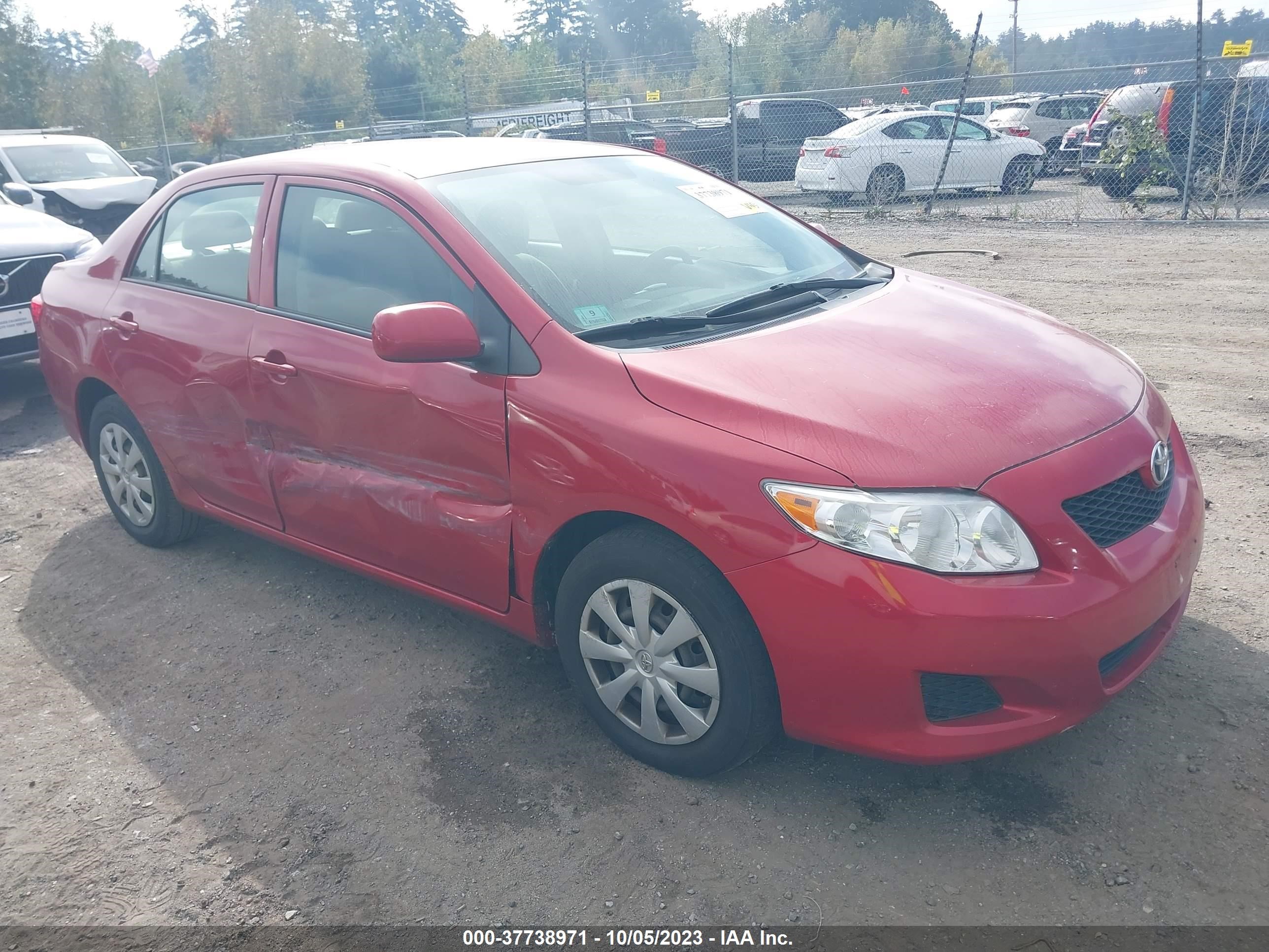 TOYOTA COROLLA 2010 jtdbu4ee6aj072079