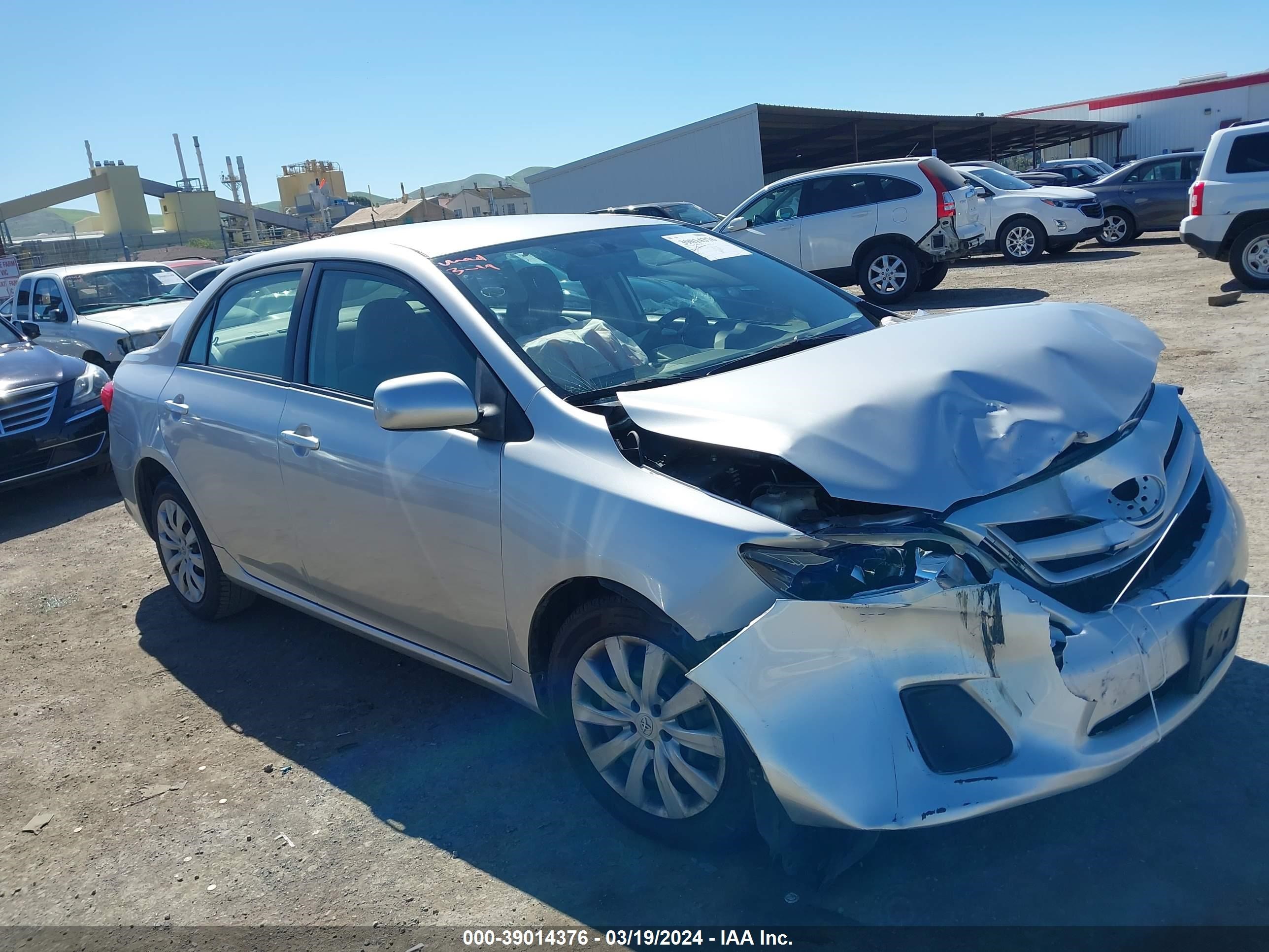 TOYOTA COROLLA 2012 jtdbu4ee6c9170632