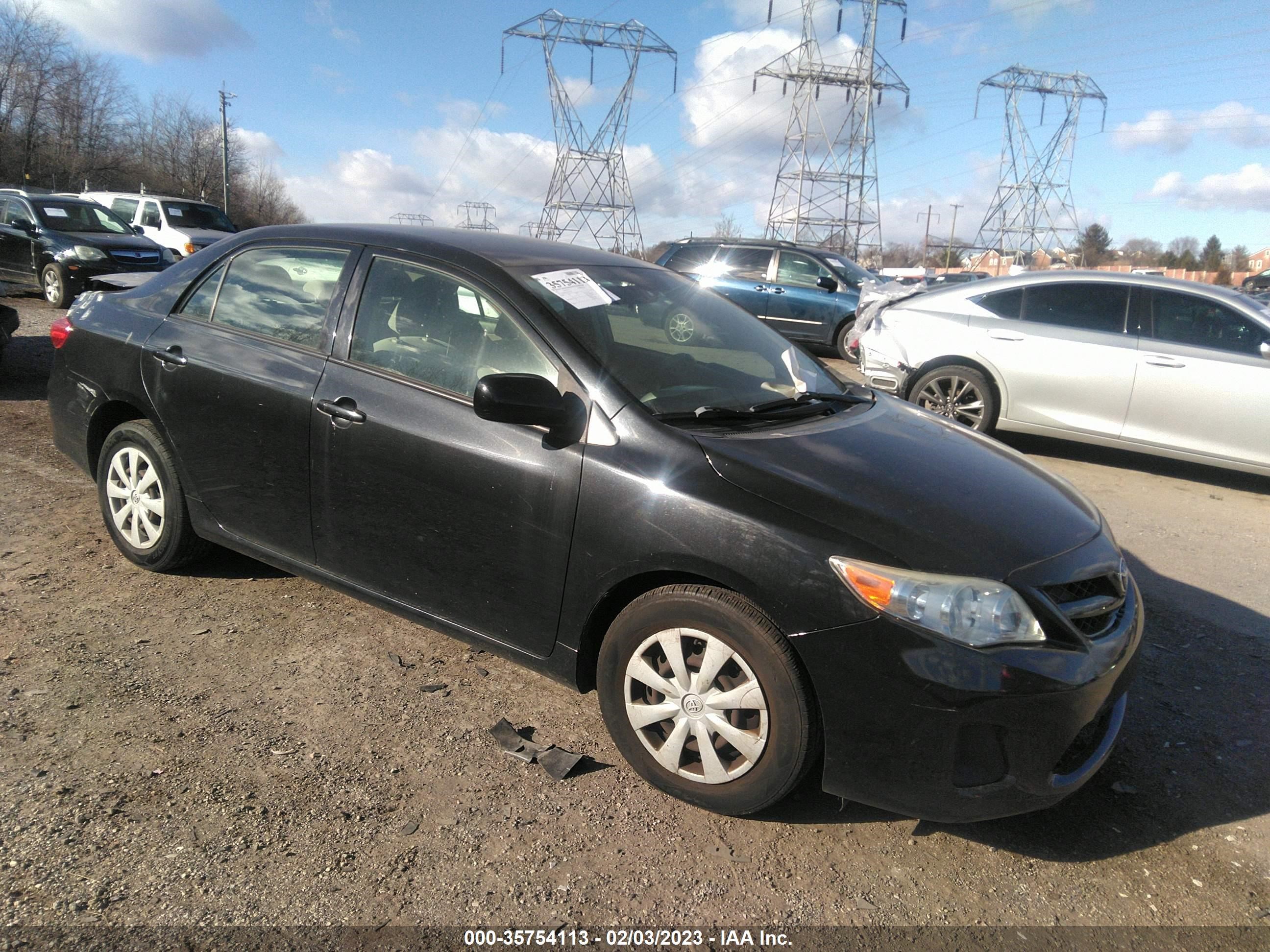 TOYOTA COROLLA 2011 jtdbu4ee7b9125522