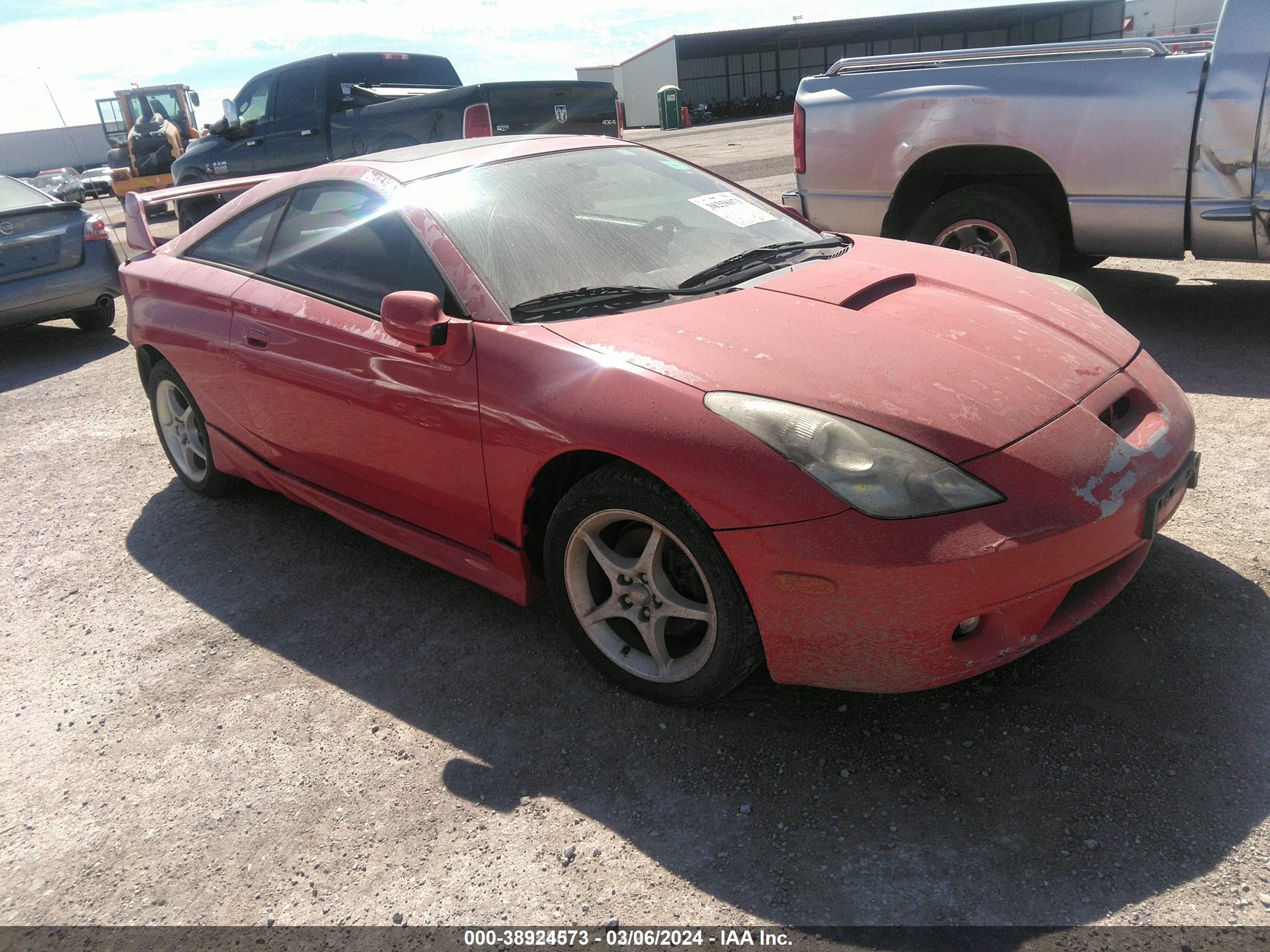 TOYOTA CELICA 2001 jtddy38t510046757