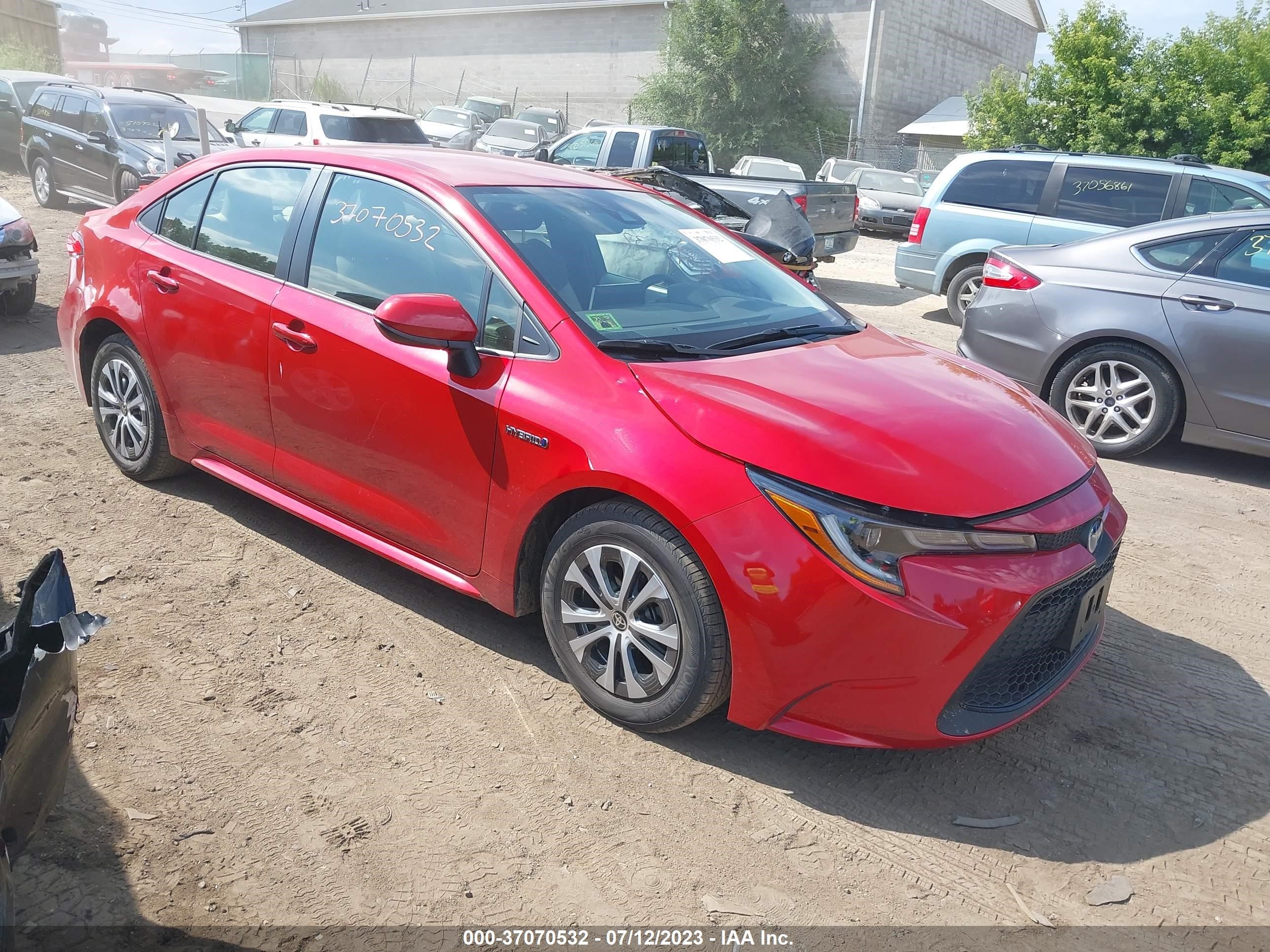 TOYOTA COROLLA 2020 jtdebrbe7lj022167