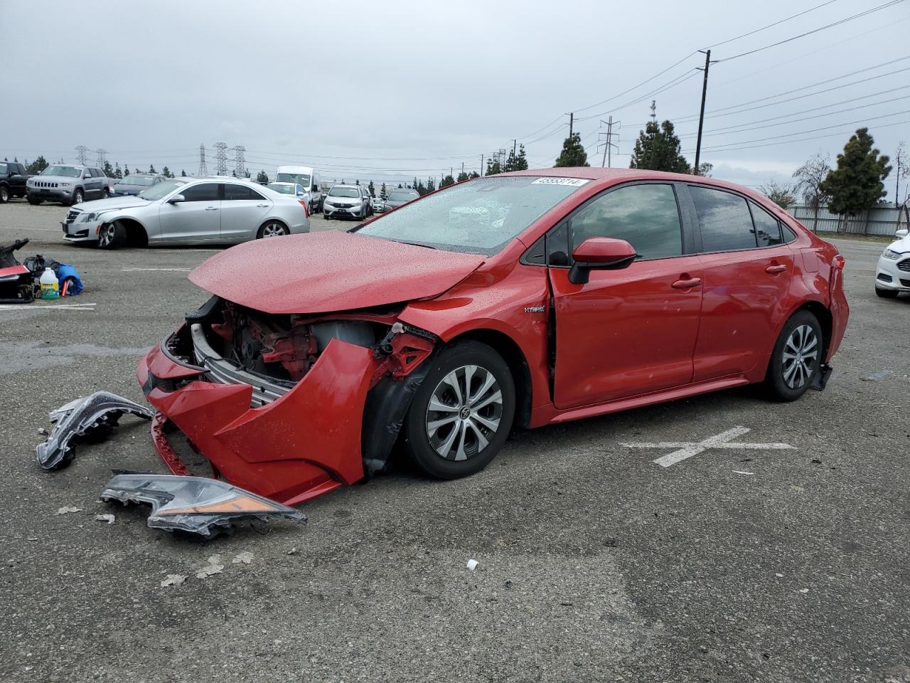 TOYOTA COROLLA 2020 jtdebrbe8lj023506