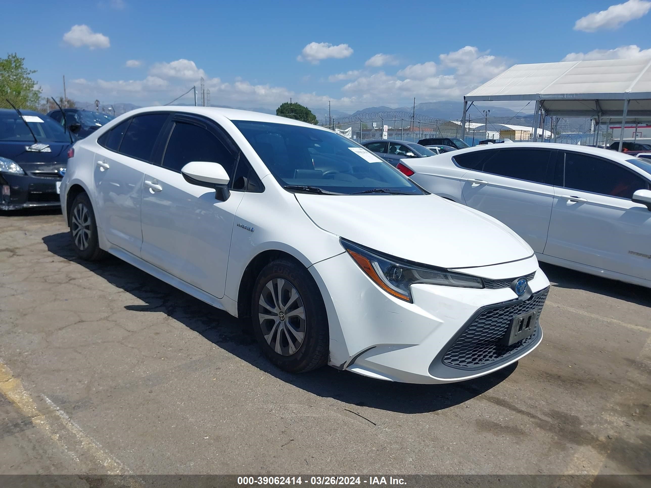 TOYOTA COROLLA 2020 jtdebrbe9lj018881