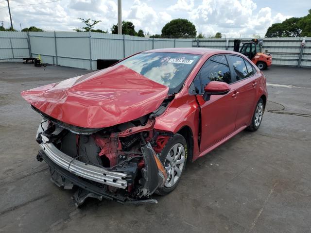 TOYOTA COROLLA LE 2021 jtdepmae5mj125935