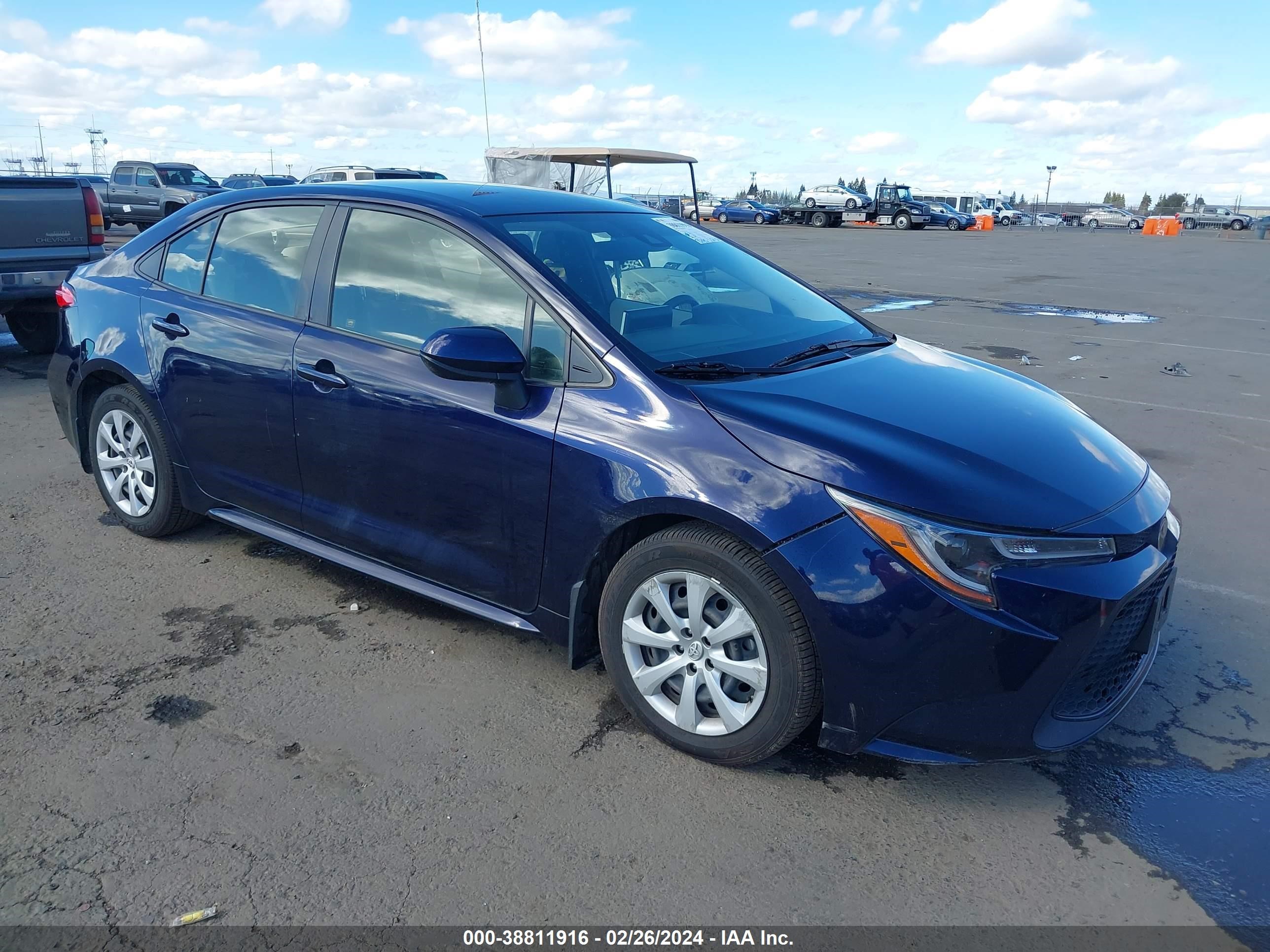 TOYOTA COROLLA 2020 jtdeprae1lj020580