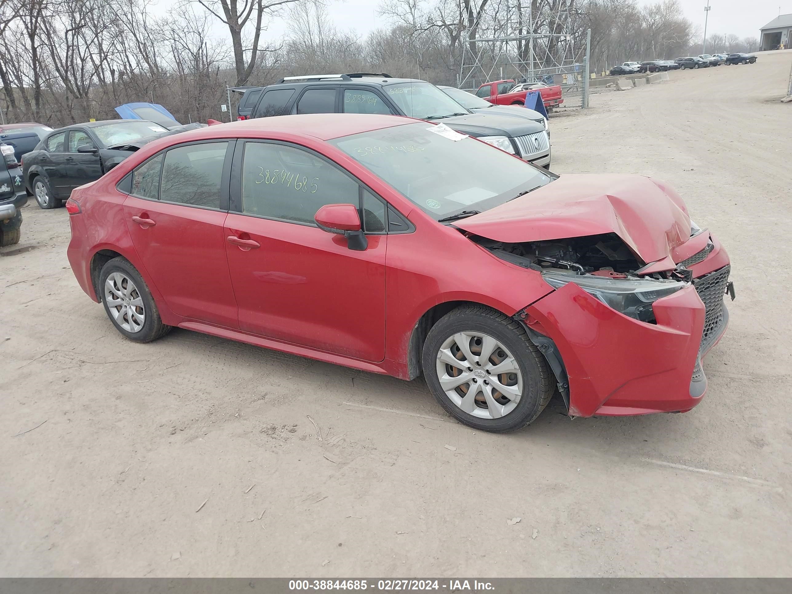 TOYOTA COROLLA 2020 jtdeprae7lj064485