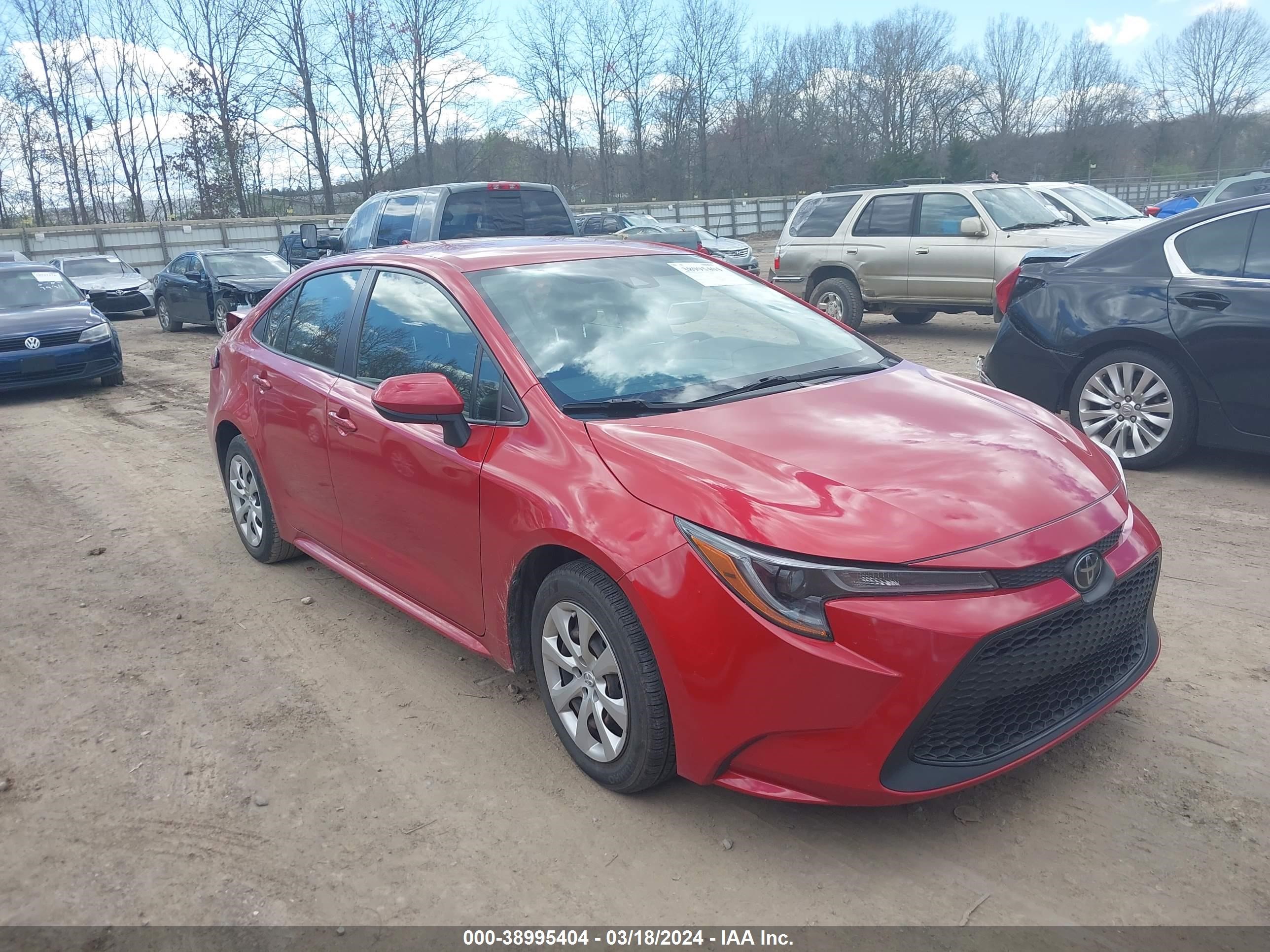 TOYOTA COROLLA 2020 jtdeprae8lj042754