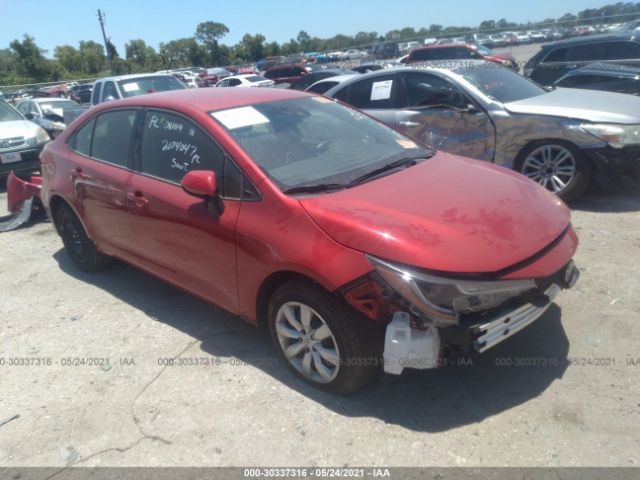 TOYOTA COROLLA 2020 jtdeprae9lj081014