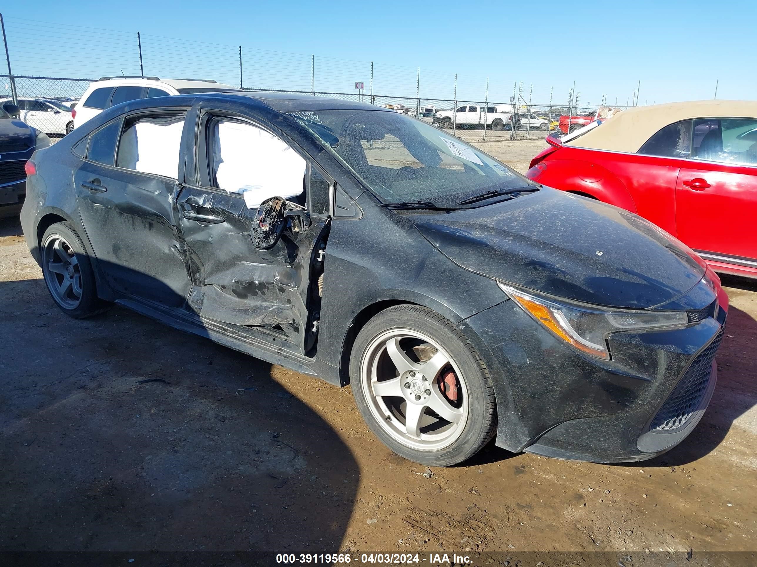 TOYOTA COROLLA 2020 jtdhprae0lj054944