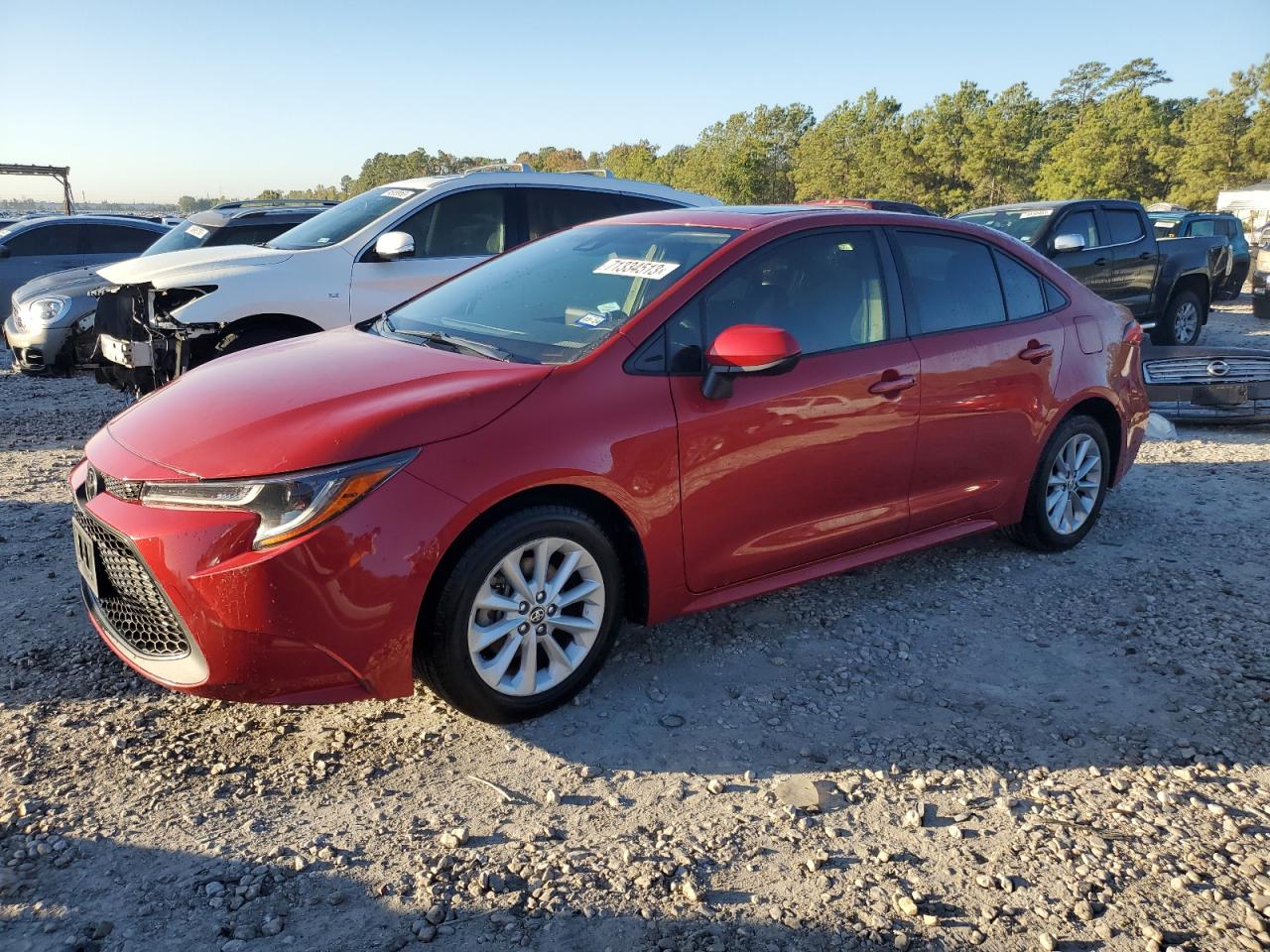 TOYOTA COROLLA 2020 jtdhprae6lj012729