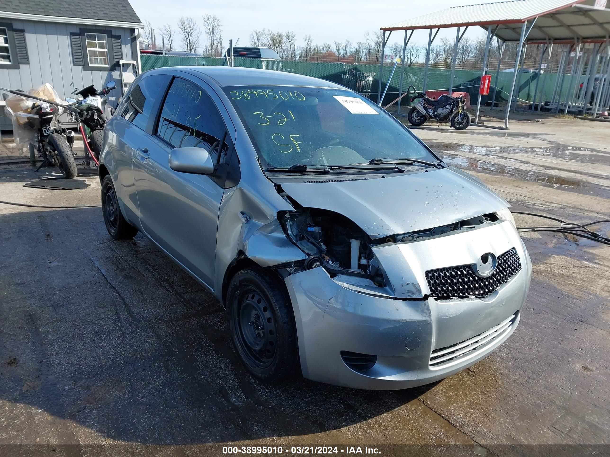 TOYOTA YARIS 2007 jtdjt903775062406