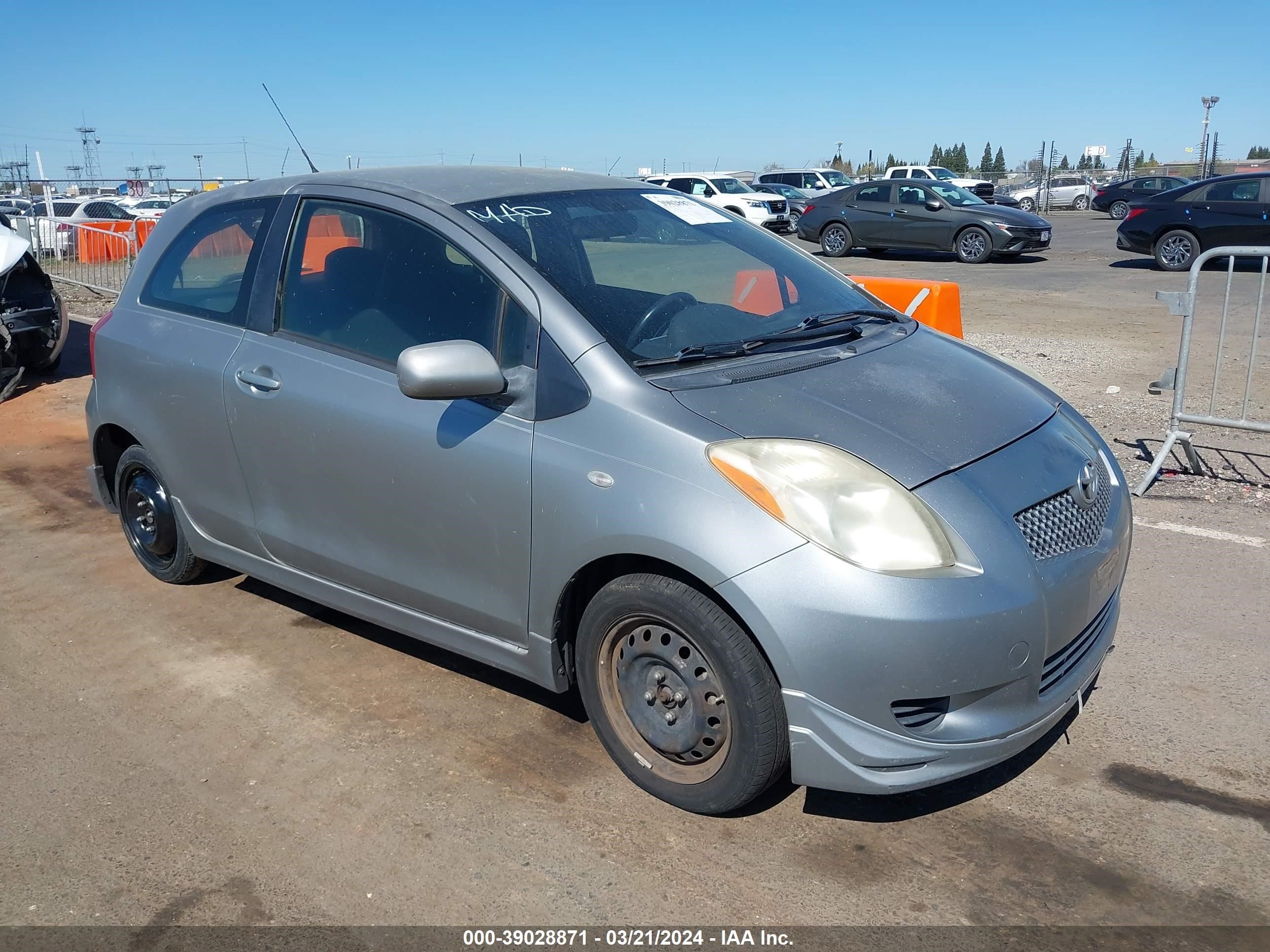 TOYOTA YARIS 2008 jtdjt903785174138