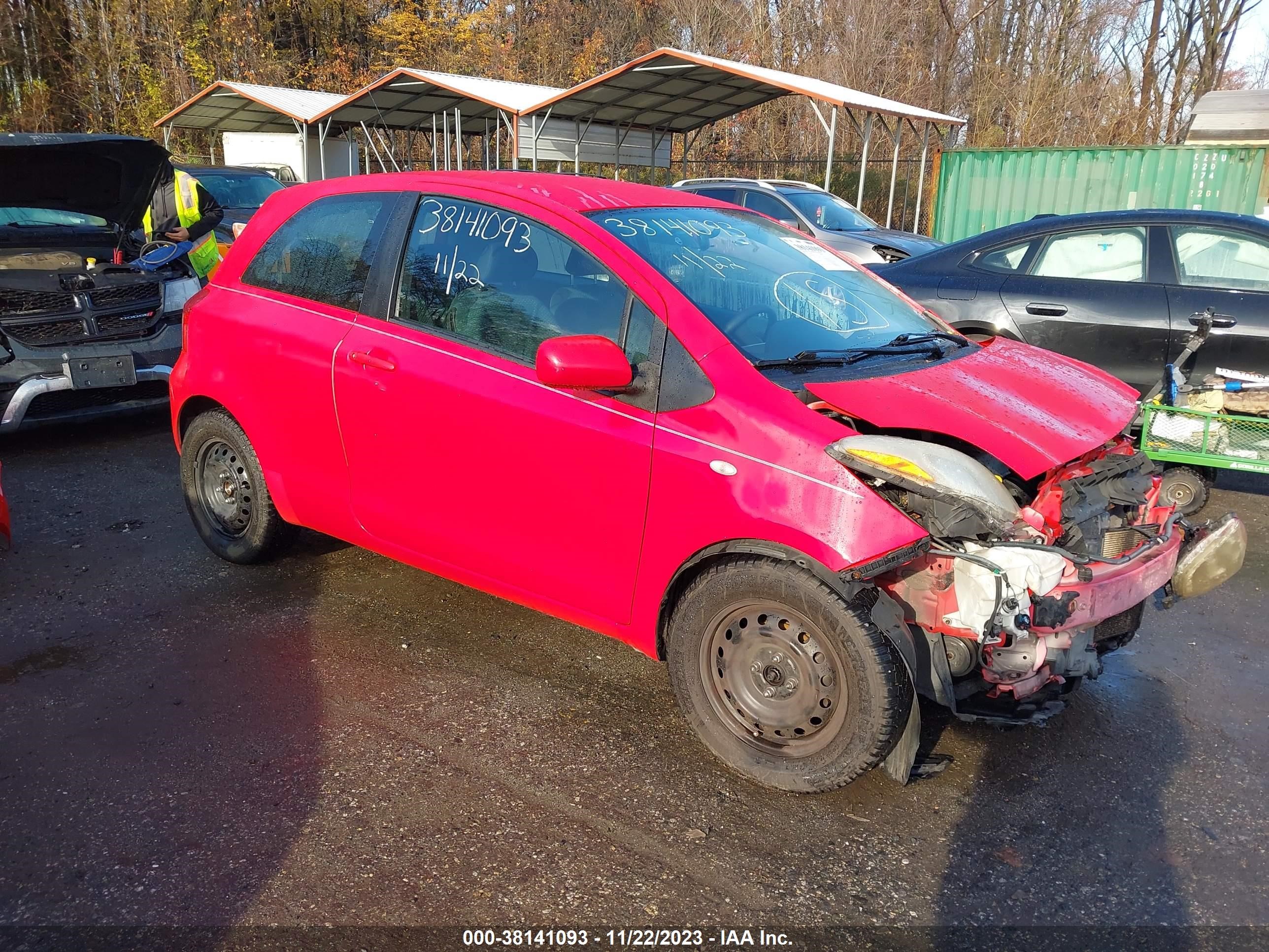 TOYOTA YARIS 2007 jtdjt903975079756