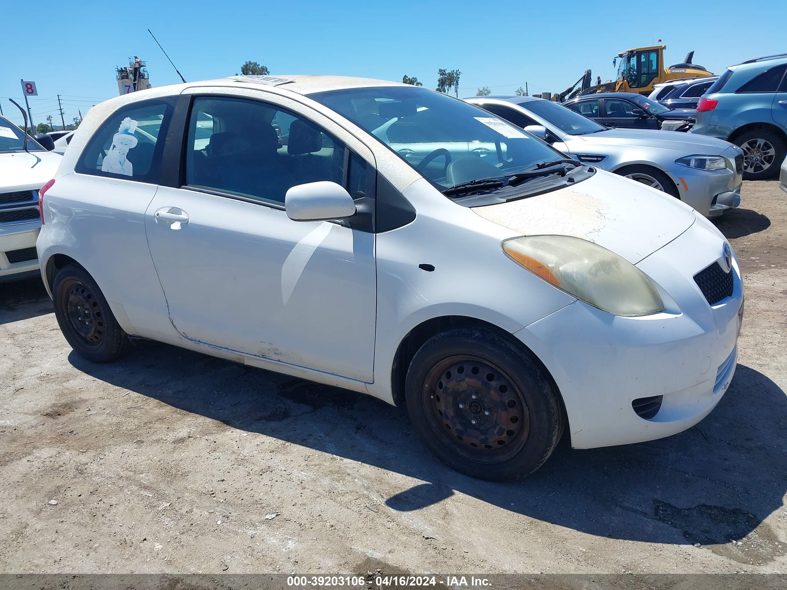 TOYOTA YARIS 2008 jtdjt923185208801