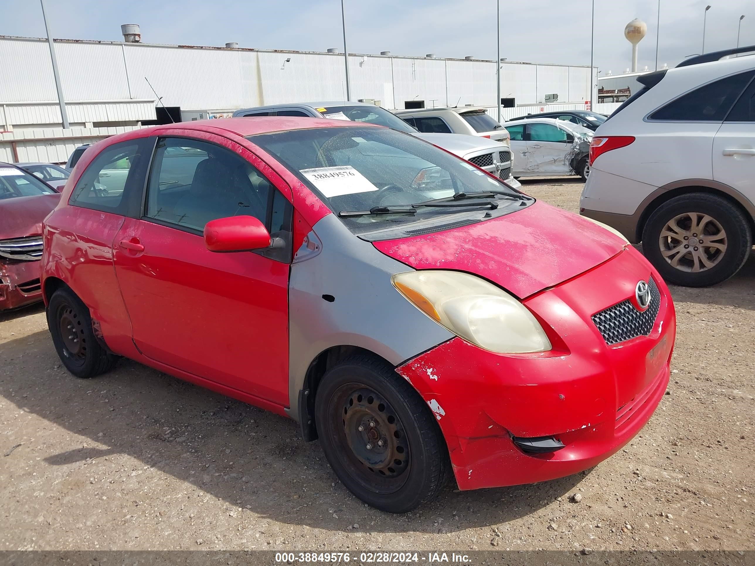 TOYOTA YARIS 2007 jtdjt923375133551