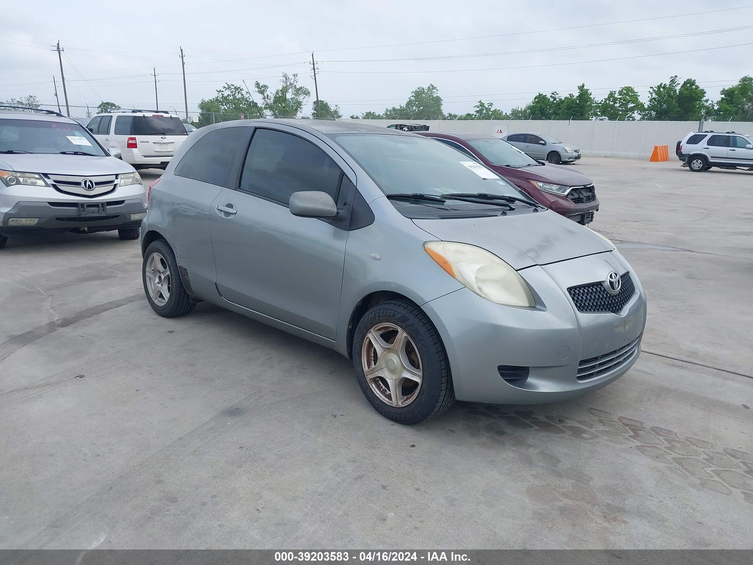 TOYOTA YARIS 2008 jtdjt923385146169