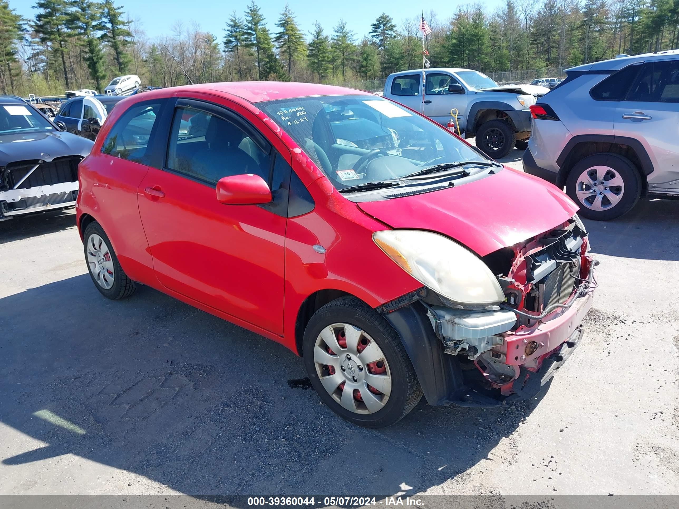 TOYOTA YARIS 2008 jtdjt923385177681