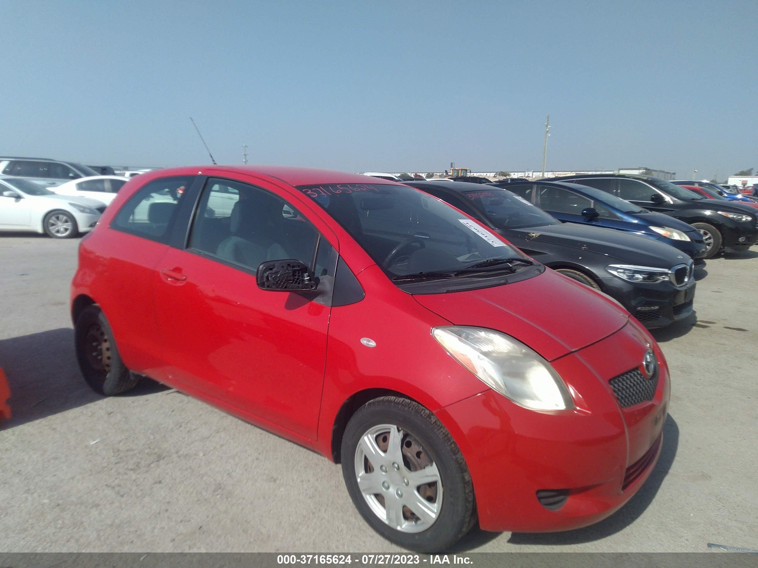 TOYOTA YARIS 2007 jtdjt923475102616