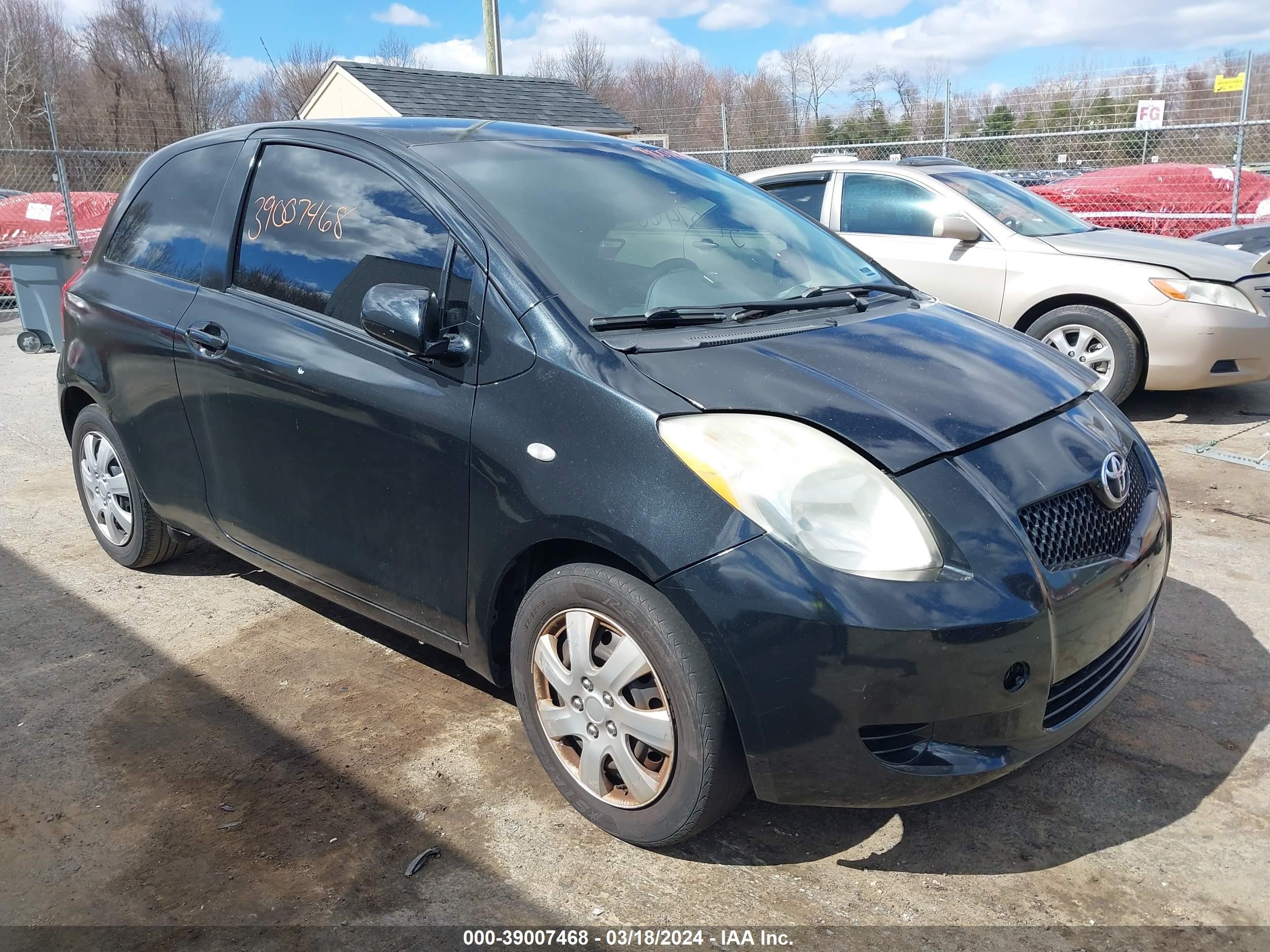 TOYOTA YARIS 2008 jtdjt923485219436