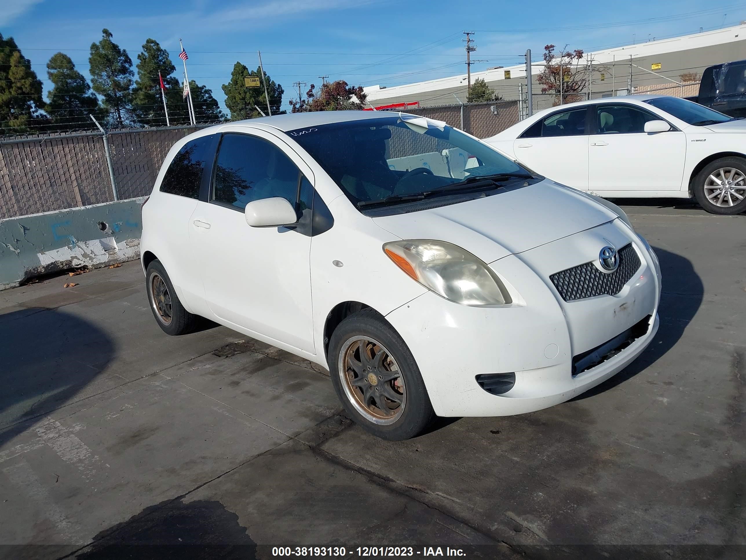 TOYOTA YARIS 2007 jtdjt923675065665