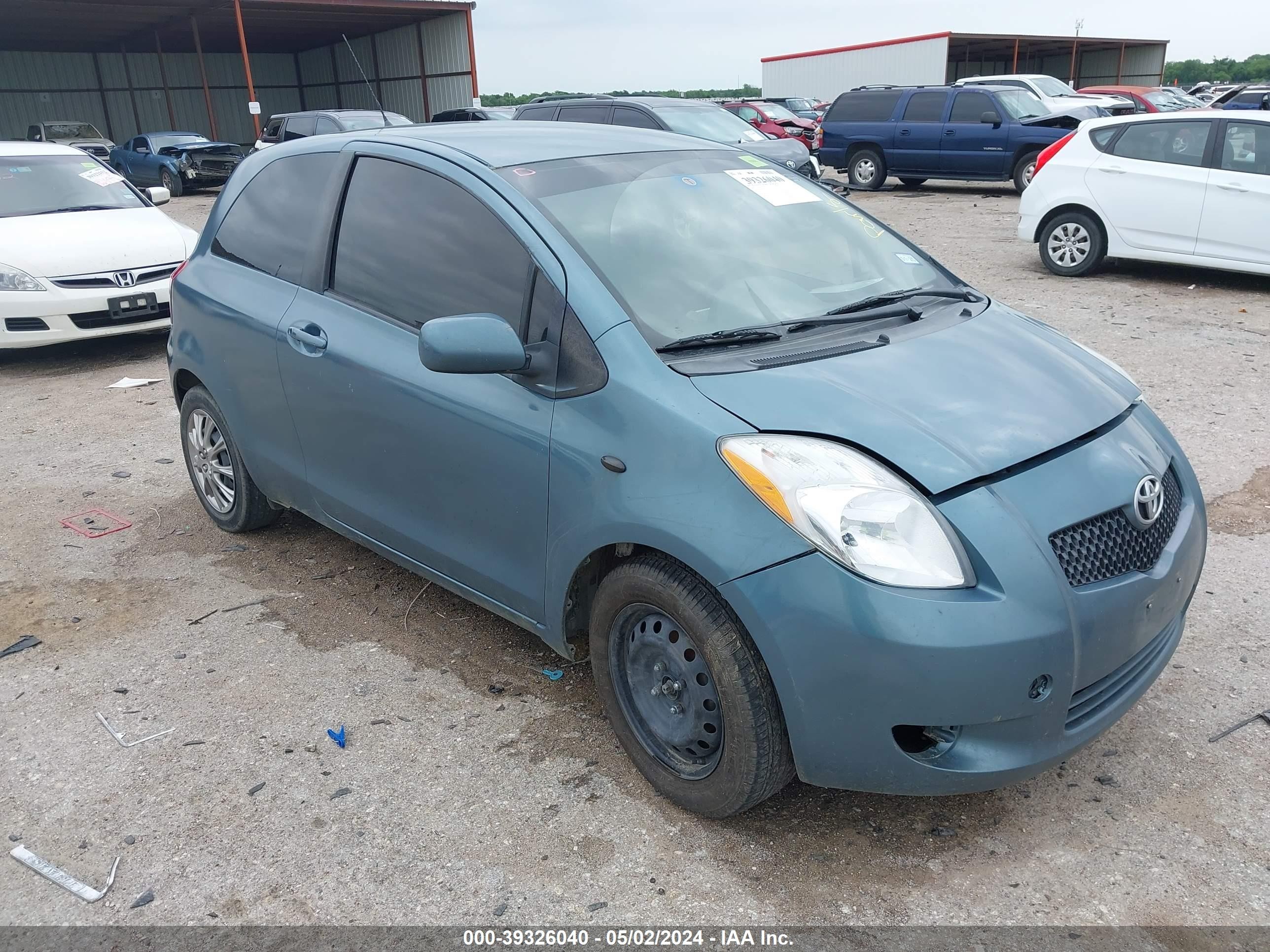 TOYOTA YARIS 2008 jtdjt923785204798