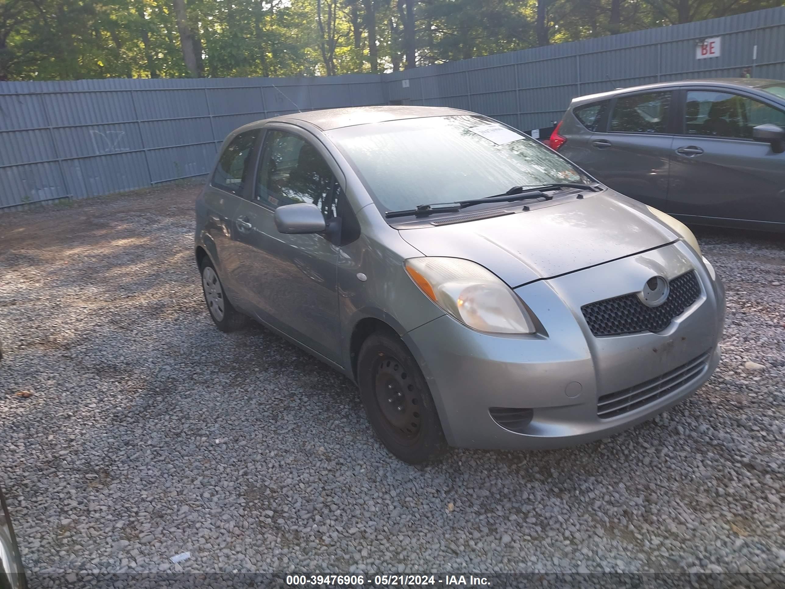 TOYOTA YARIS 2007 jtdjt923875080247