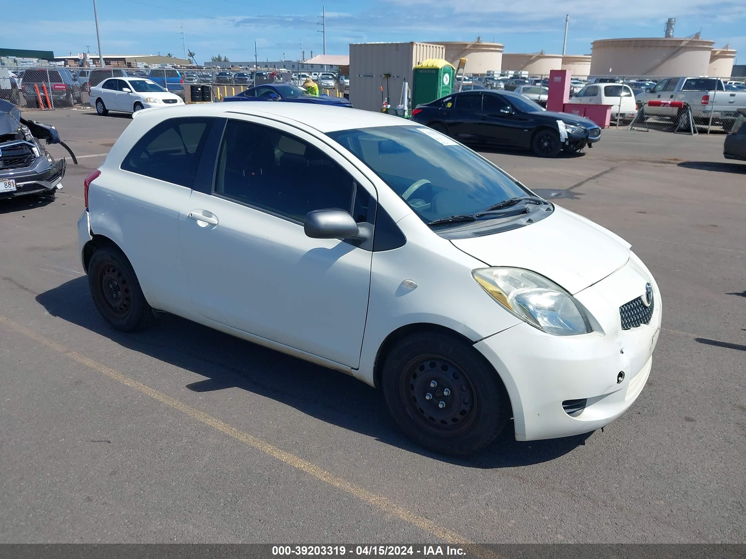 TOYOTA YARIS 2007 jtdjt923875137689