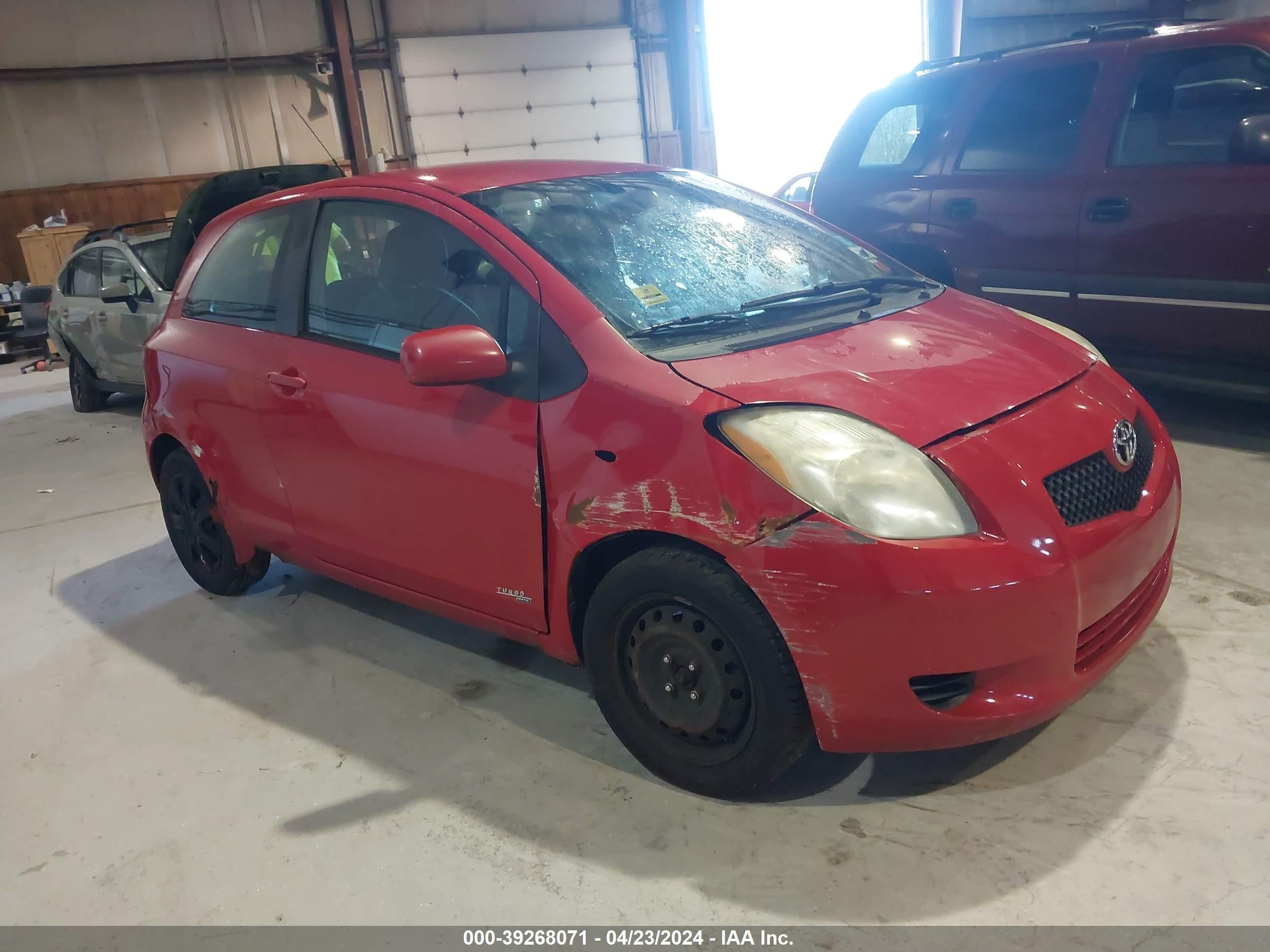 TOYOTA YARIS 2007 jtdjt923975033325