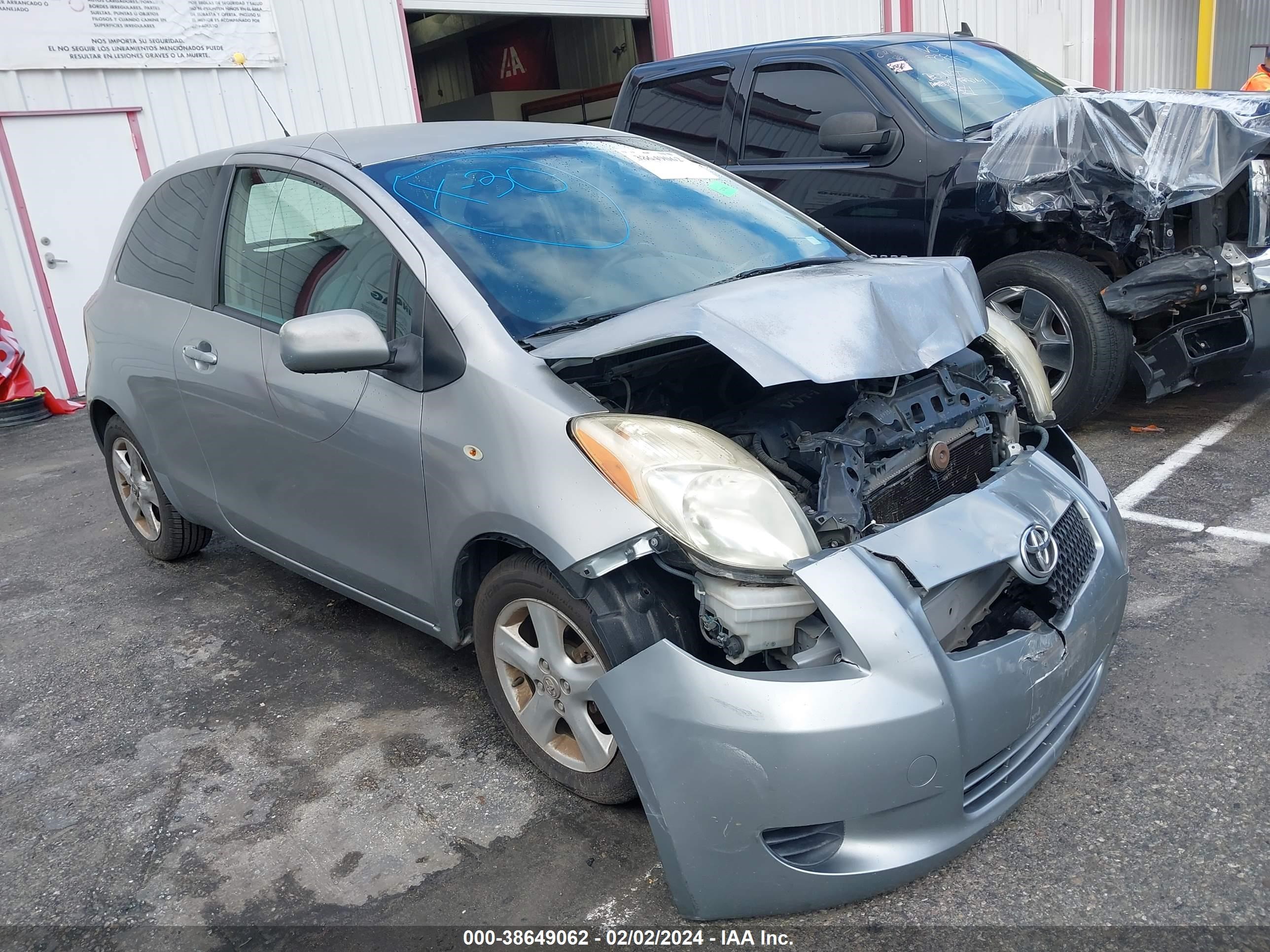 TOYOTA YARIS 2007 jtdjt923975058676