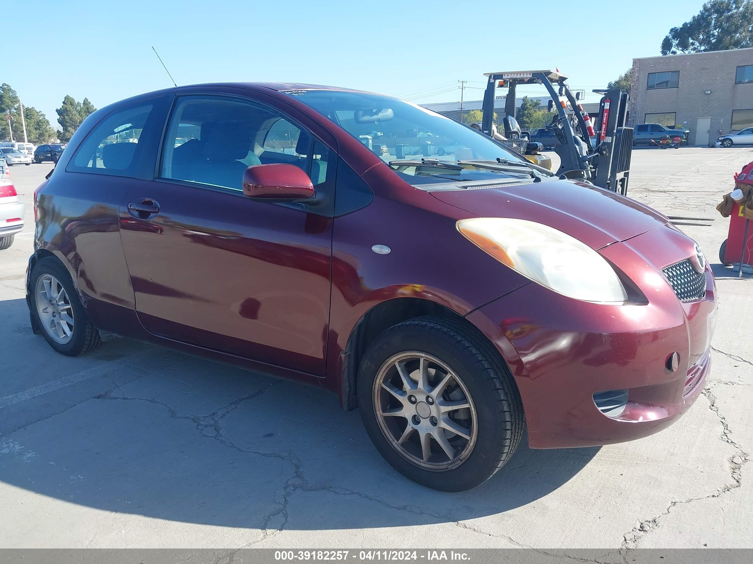 TOYOTA YARIS 2007 jtdjt923975098448