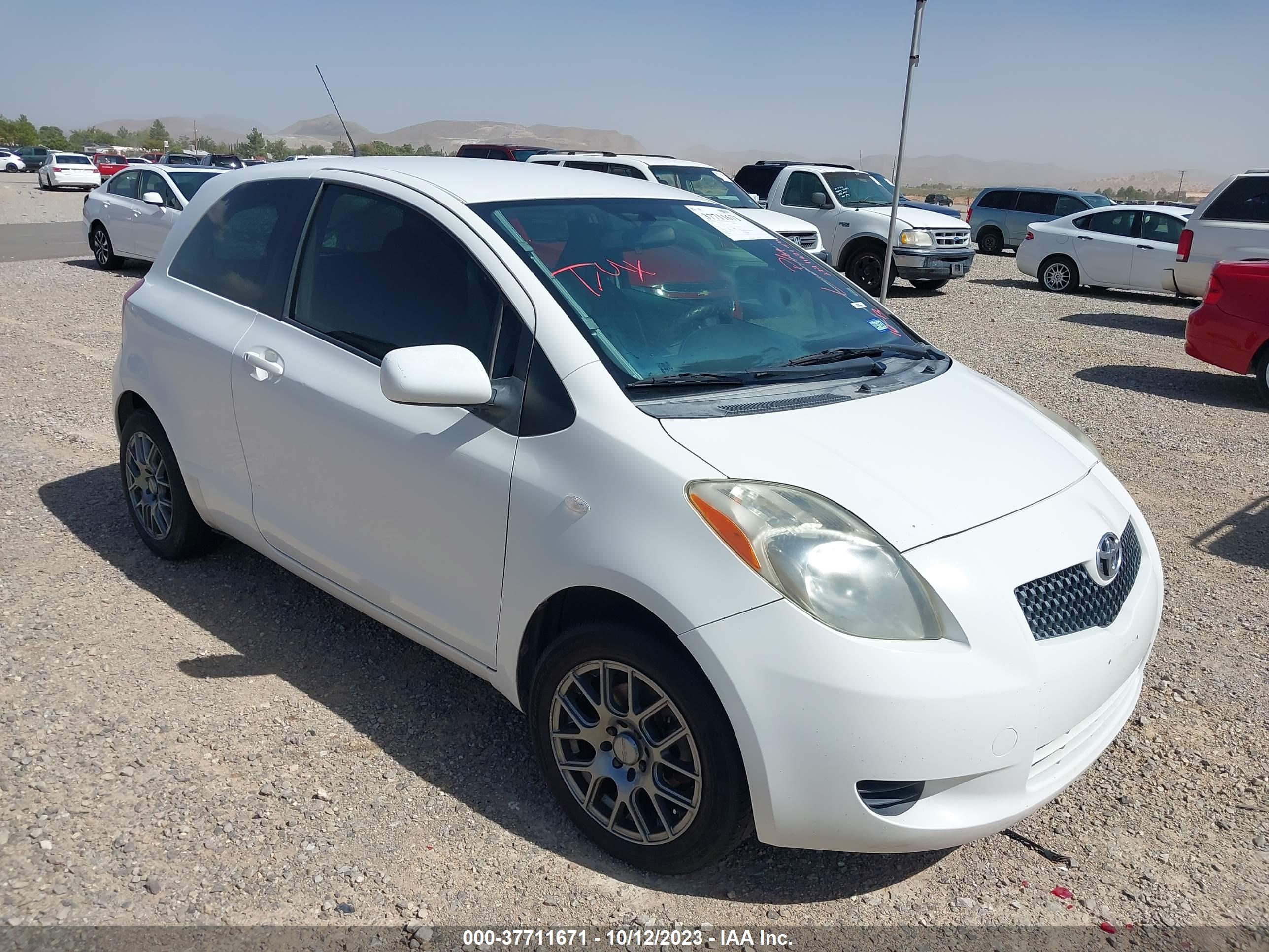 TOYOTA YARIS 2007 jtdjt923x75107951