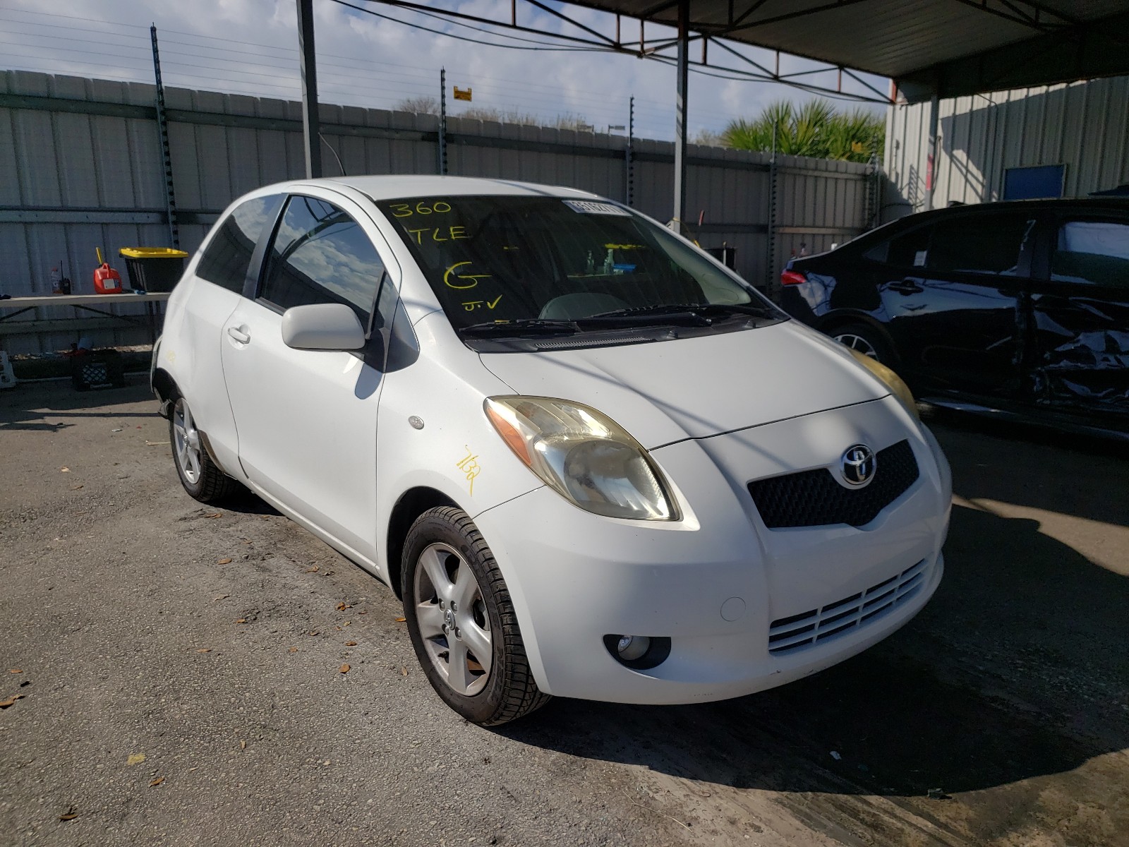 TOYOTA YARIS 2008 jtdjt923x85193361