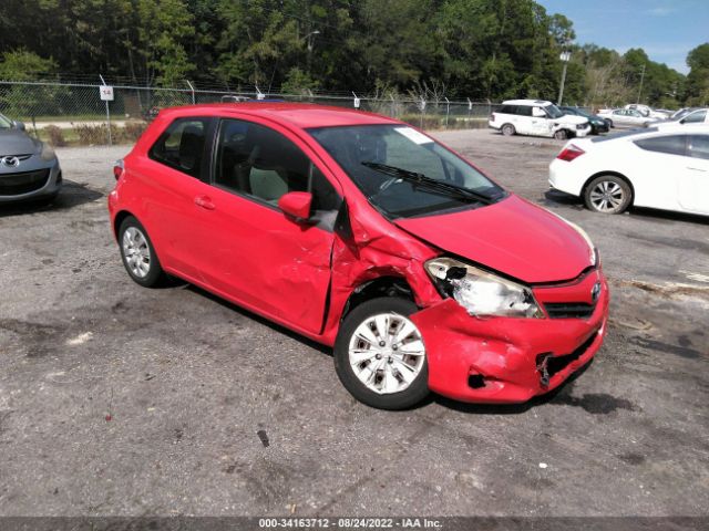 TOYOTA YARIS 2012 jtdjtud31cd501578