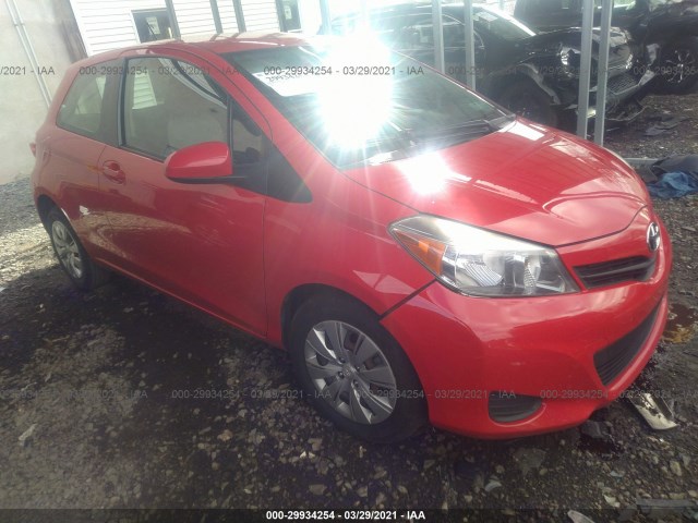 TOYOTA YARIS 2012 jtdjtud36cd503911