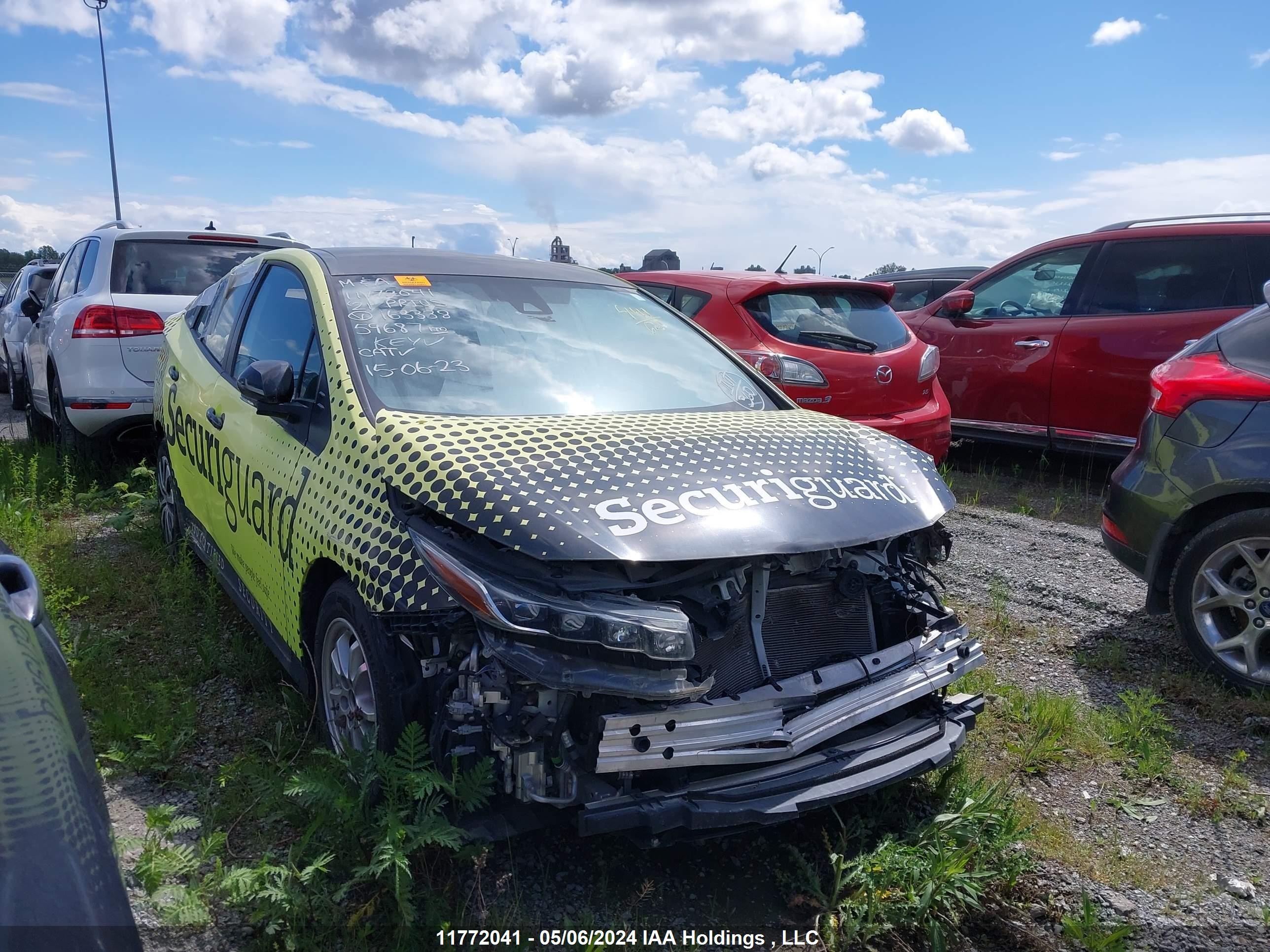 TOYOTA PRIUS 2021 jtdkamfp8m3163338