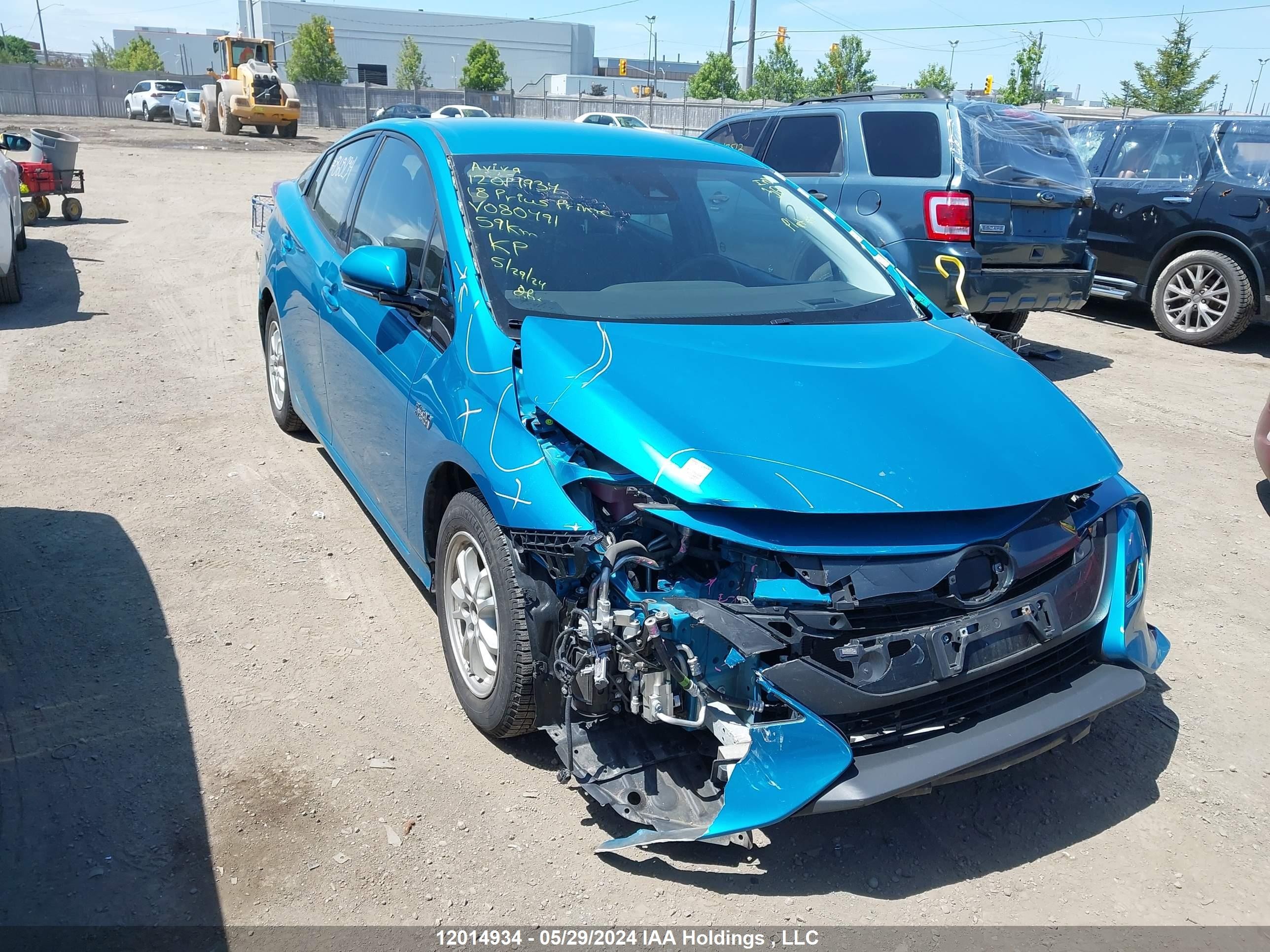 TOYOTA PRIUS 2018 jtdkarfp5j3080491