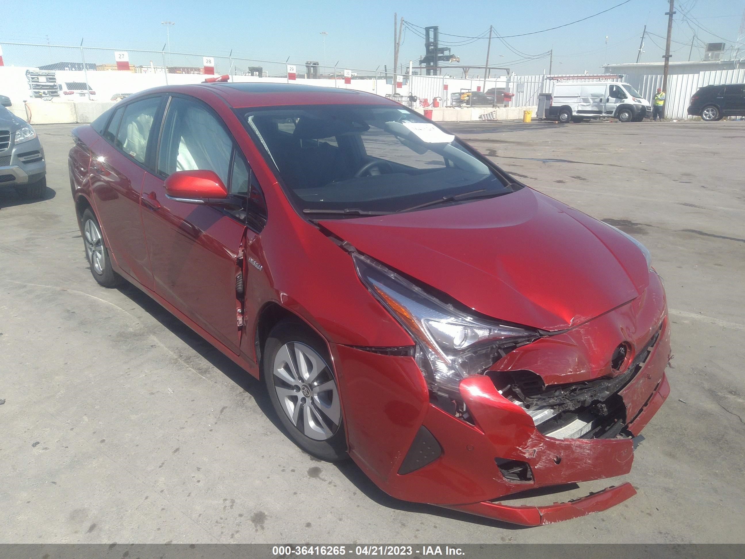 TOYOTA PRIUS 2018 jtdkarfu3j3554086