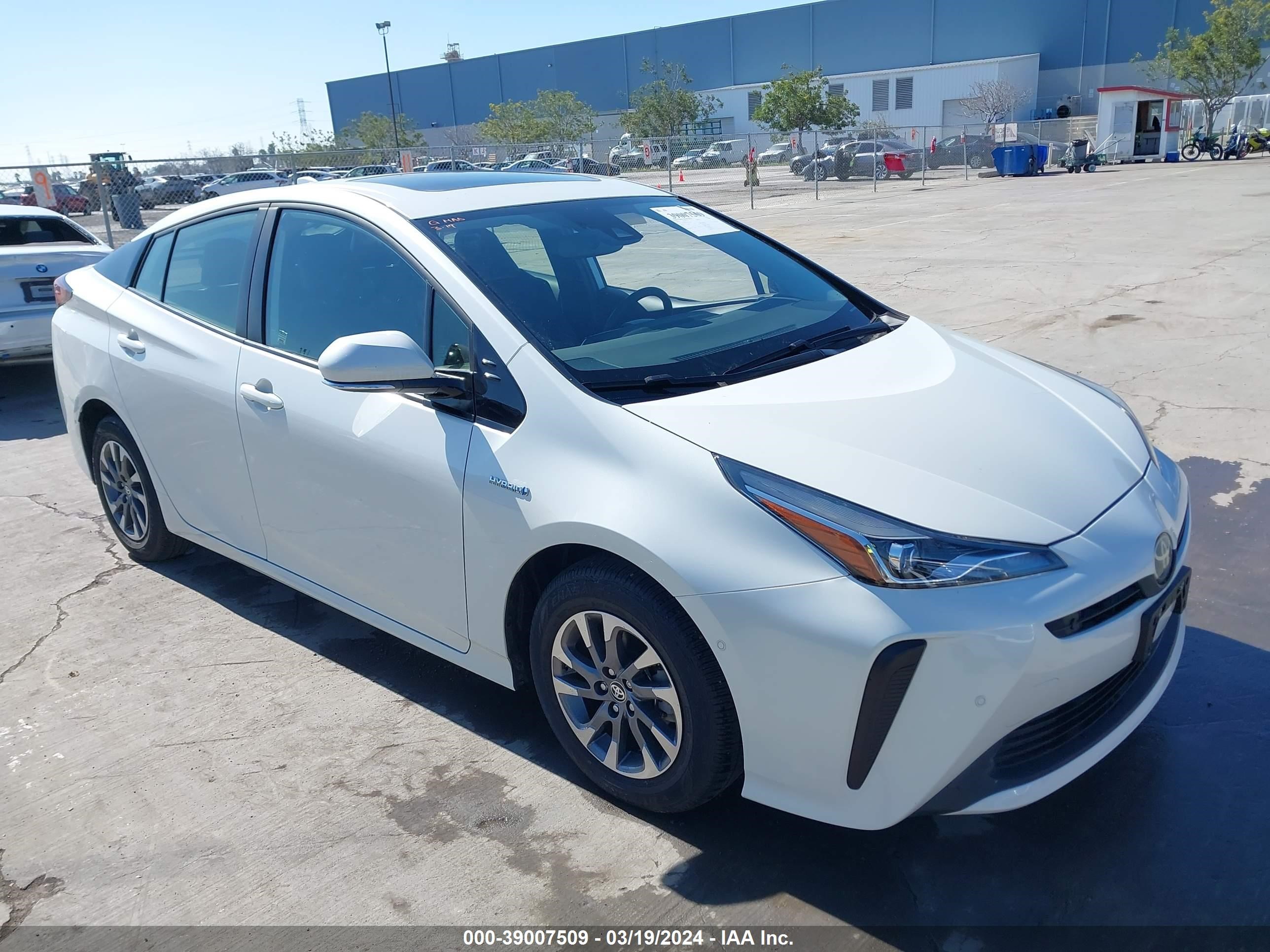 TOYOTA PRIUS 2020 jtdkarfu5l3113580