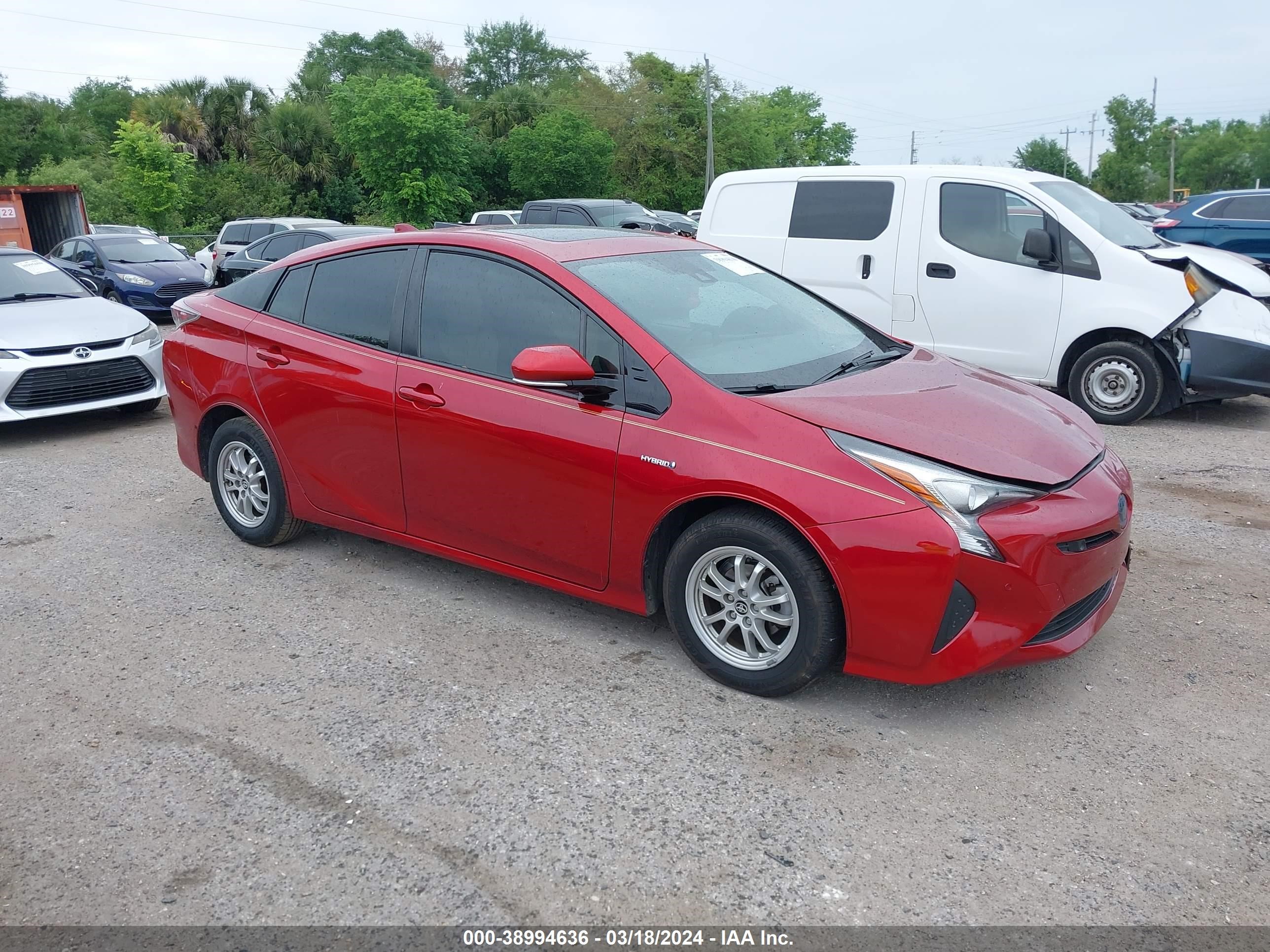 TOYOTA PRIUS 2016 jtdkarfu8g3516734