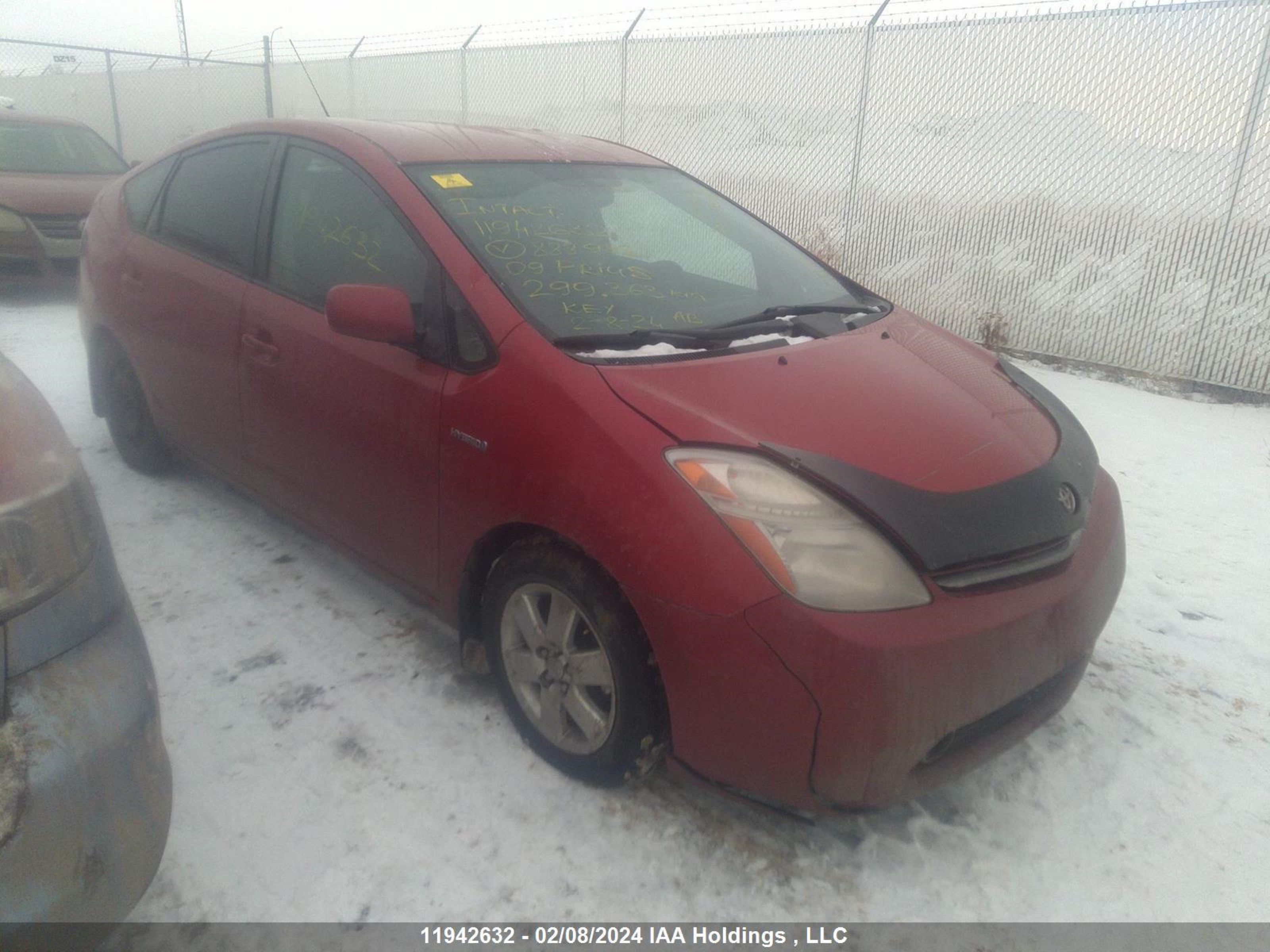 TOYOTA PRIUS 2009 jtdkb20u097888982