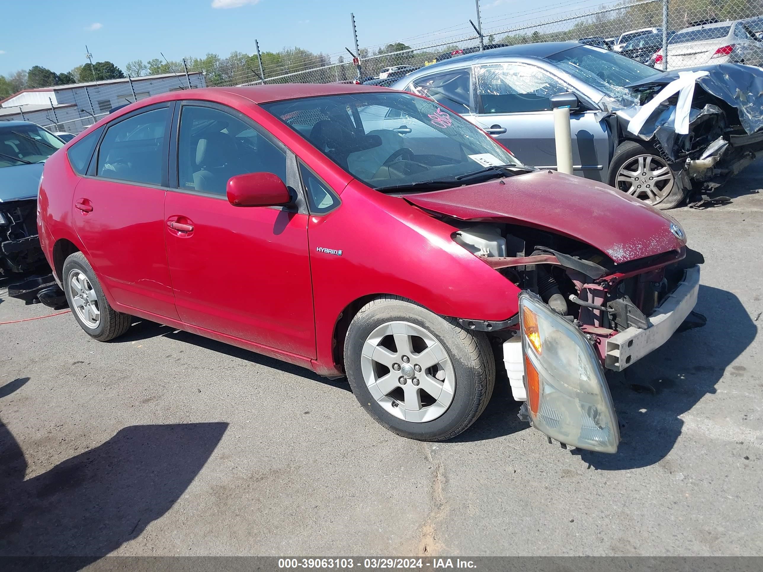 TOYOTA PRIUS 2009 jtdkb20u493510865