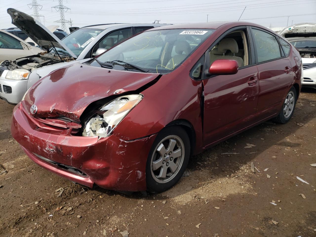 TOYOTA PRIUS 2005 jtdkb20u853107210