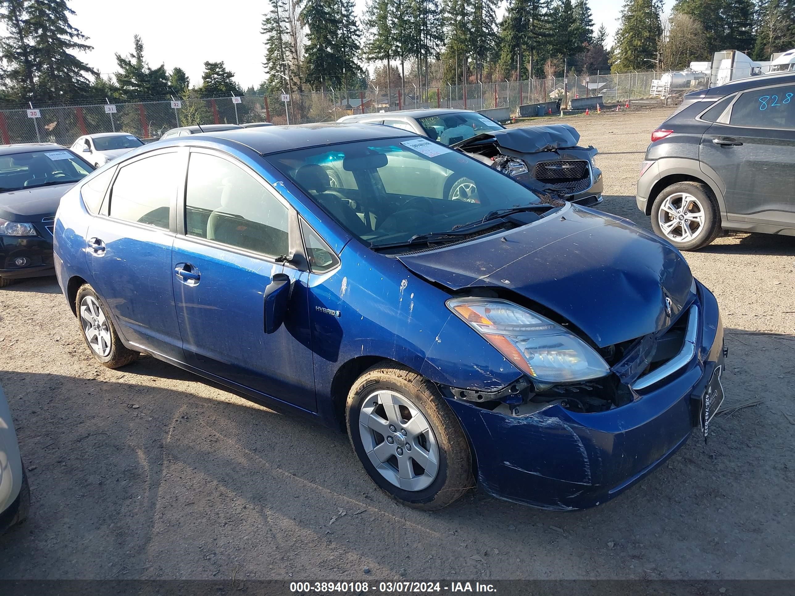 TOYOTA PRIUS 2008 jtdkb20u887802476