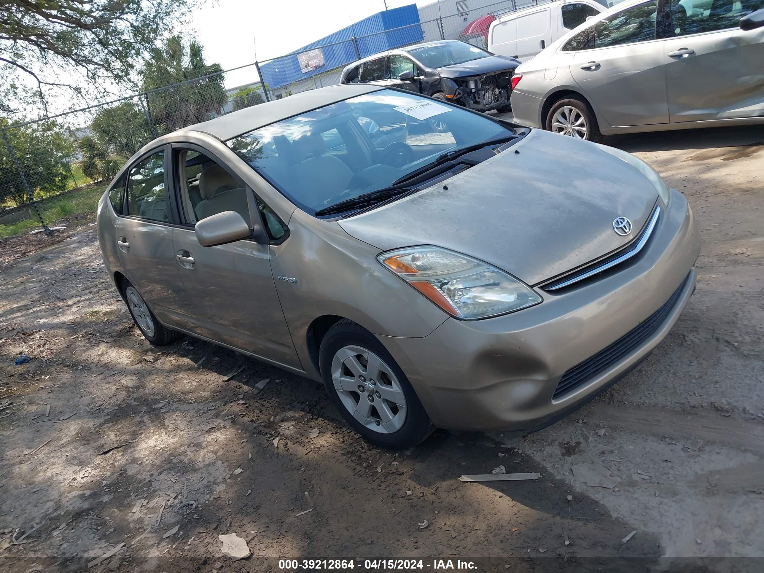 TOYOTA PRIUS 2008 jtdkb20u987786241