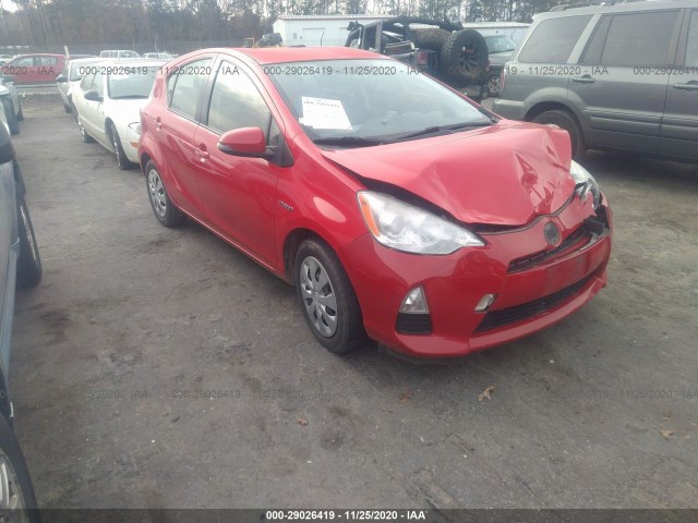 TOYOTA PRIUS C 2012 jtdkdtb30c1018924