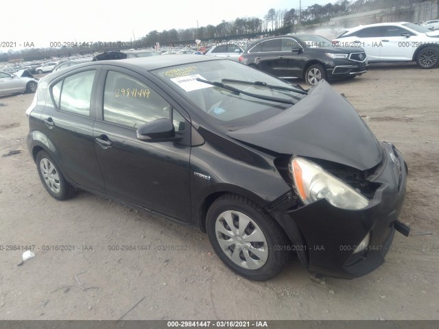 TOYOTA PRIUS C 2012 jtdkdtb30c1504844