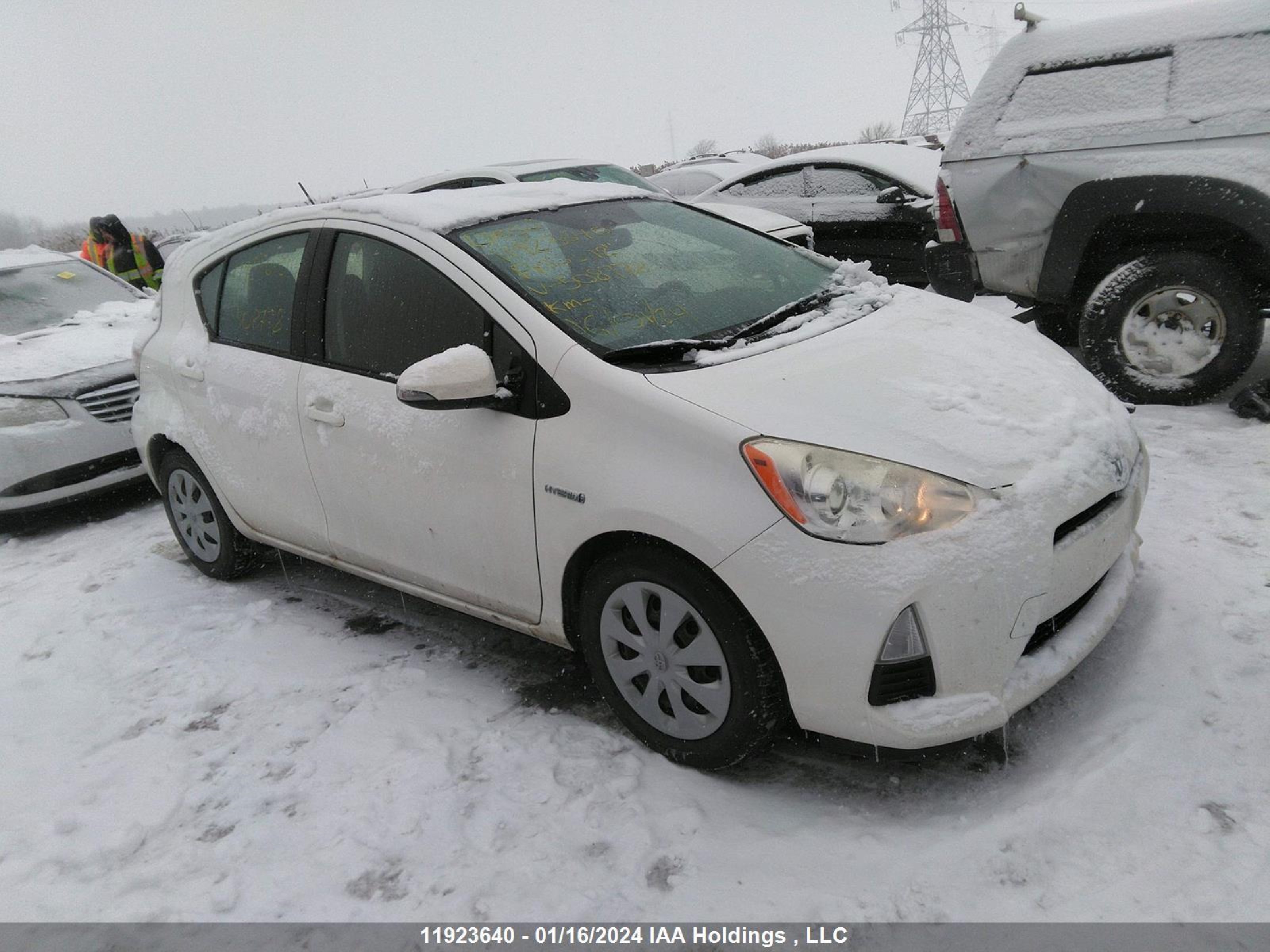 TOYOTA PRIUS C 2012 jtdkdtb30c1508778