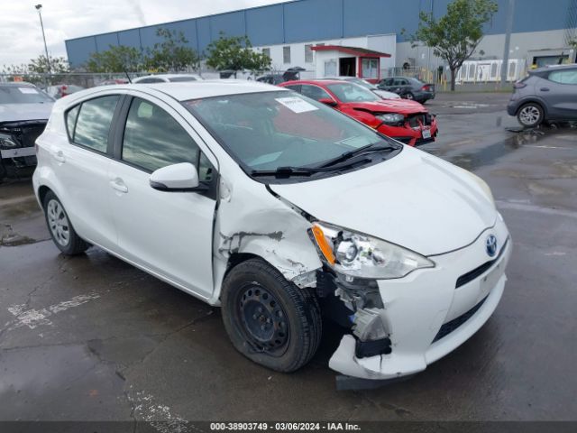 TOYOTA PRIUS C 2012 jtdkdtb30c1510286